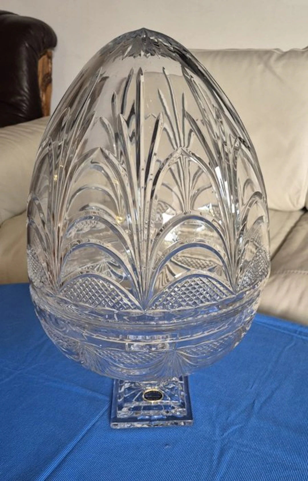 Crys Egg - Crystal egg - 50 cm - 30 cm - 30 cm - (414)