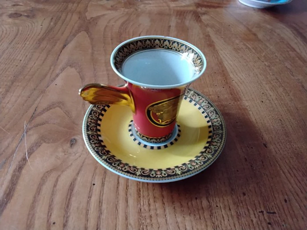 Rosenthal - Gianni Versace - Cup and saucer - Porcelain