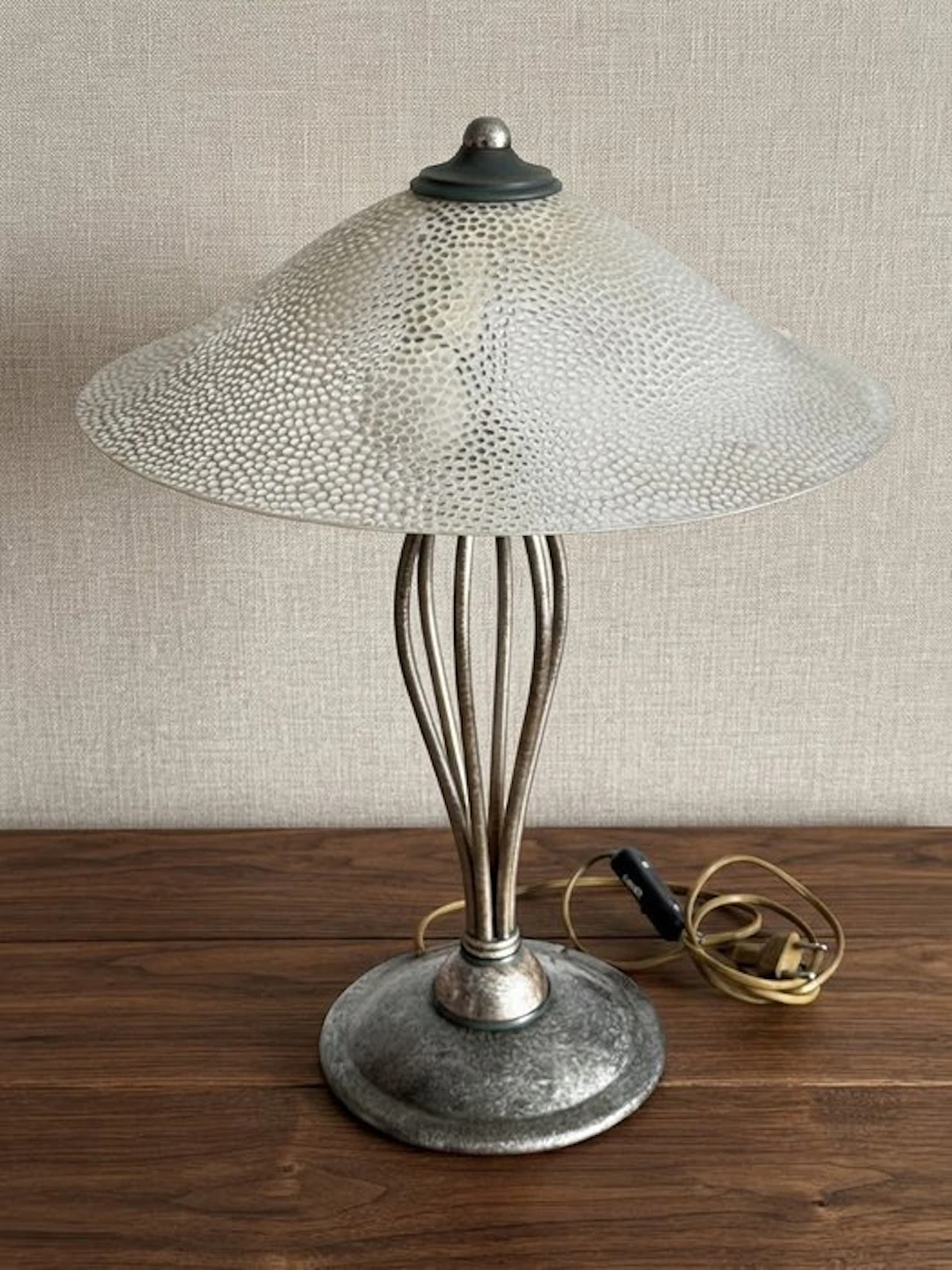 Lampe de table de style Art Déco – Modèle « Champignon »...