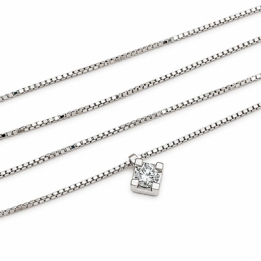 No reserve price - Necklace with pendant - 18 kt