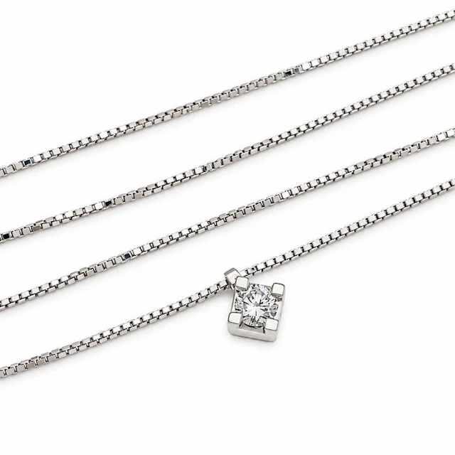 No reserve price - Necklace with pendant - 18 kt