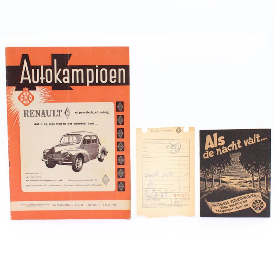 AUTOKAMPIOEN 1957( ANWB )