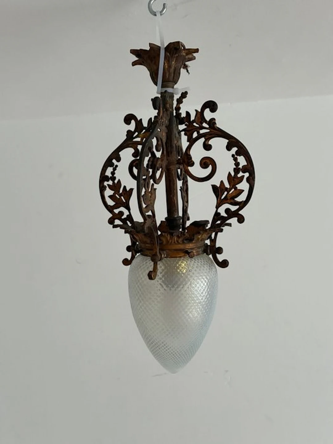 Ceiling lamp - Brass, Glass