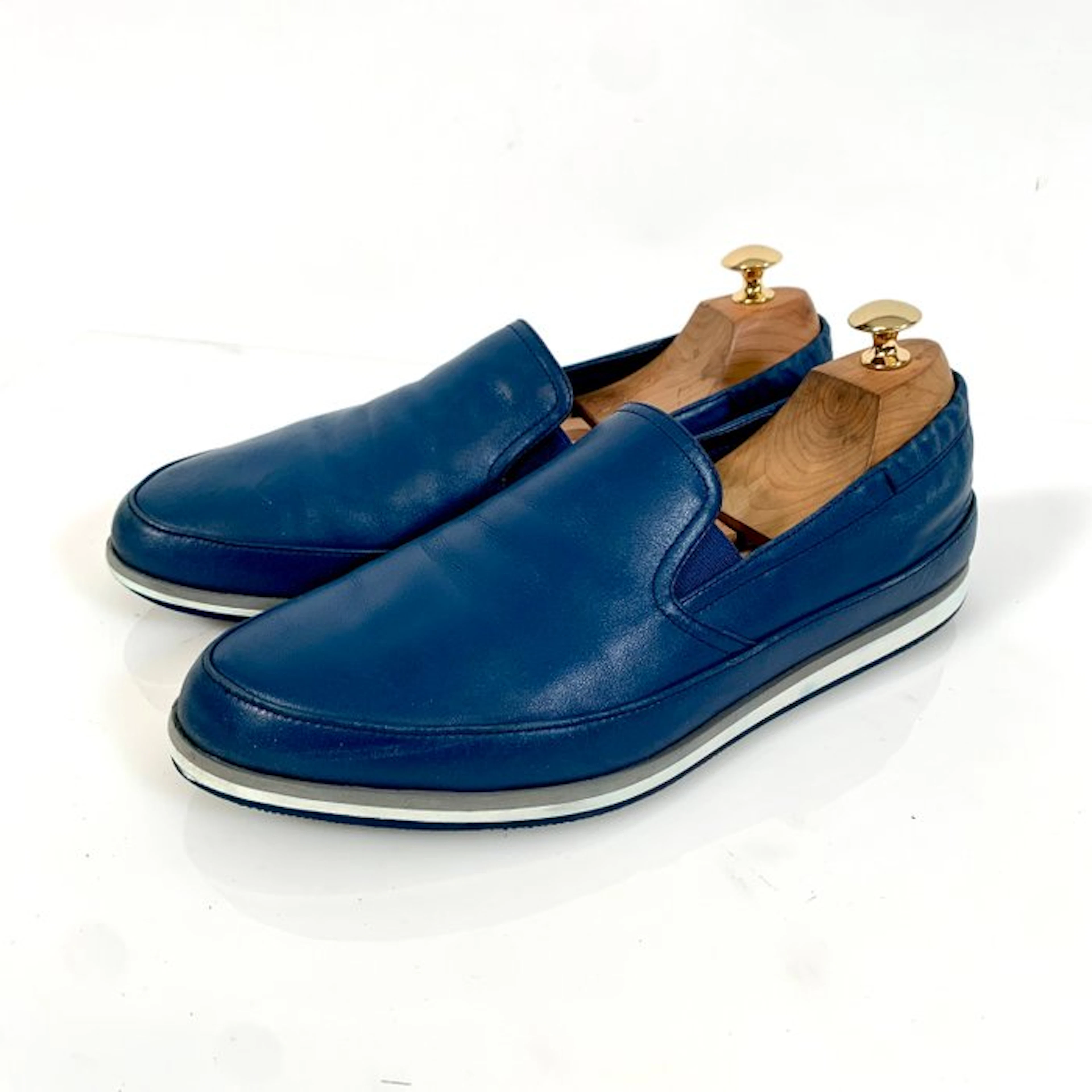 Prada Slip-on Sneaker Blue UK 6 - Sneakers - Size: EU 40