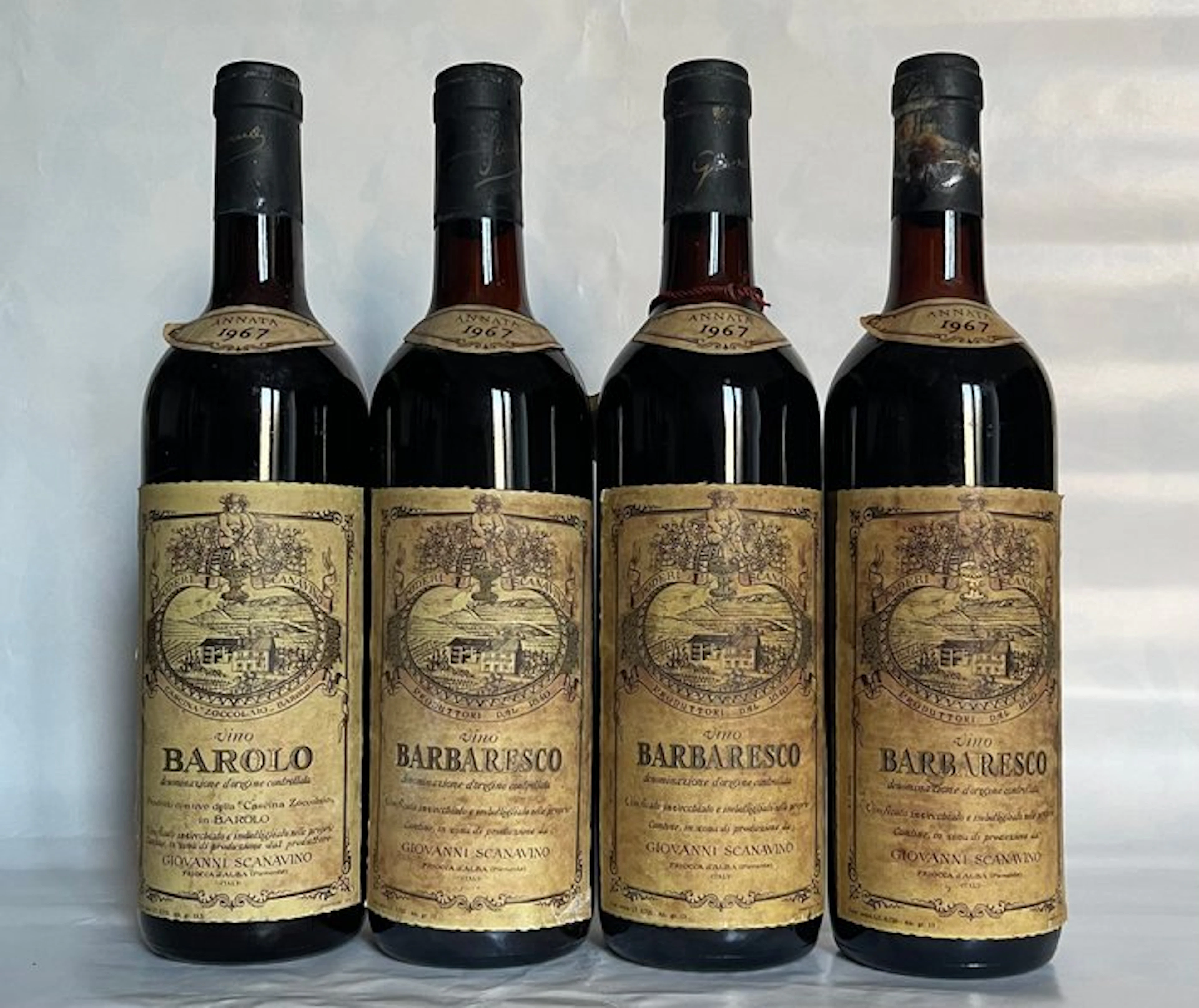 1967 x3 Barbaresco & 1967 x3 Barolo