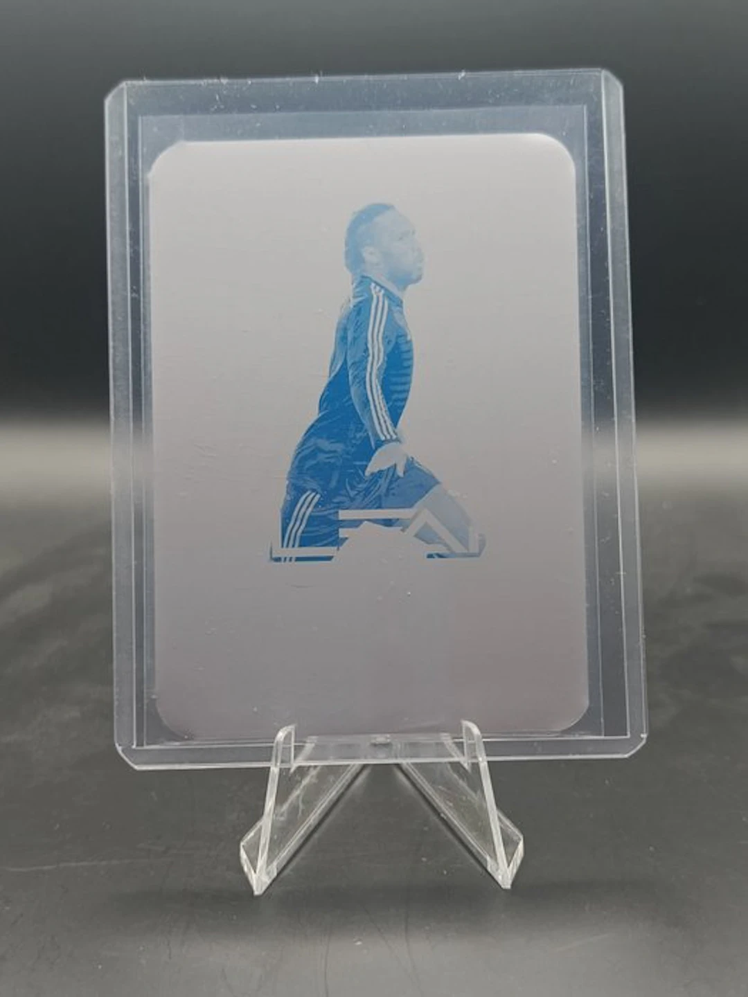 Leaf Didier Drogba "Cyan" Metal Print 1/1 Card - Excellent (EX)