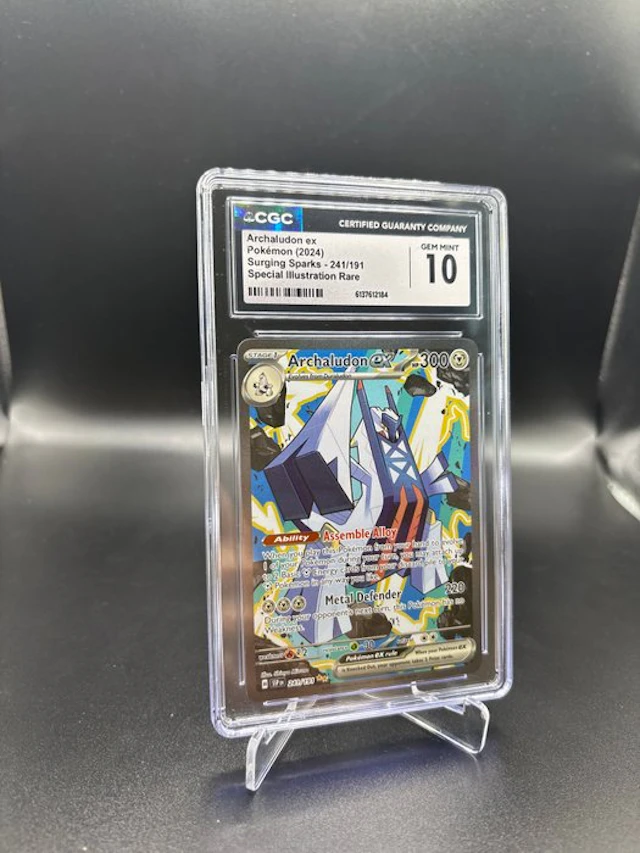 Pokémon - 1 Graded card - Archaludon ex 241 Surging...