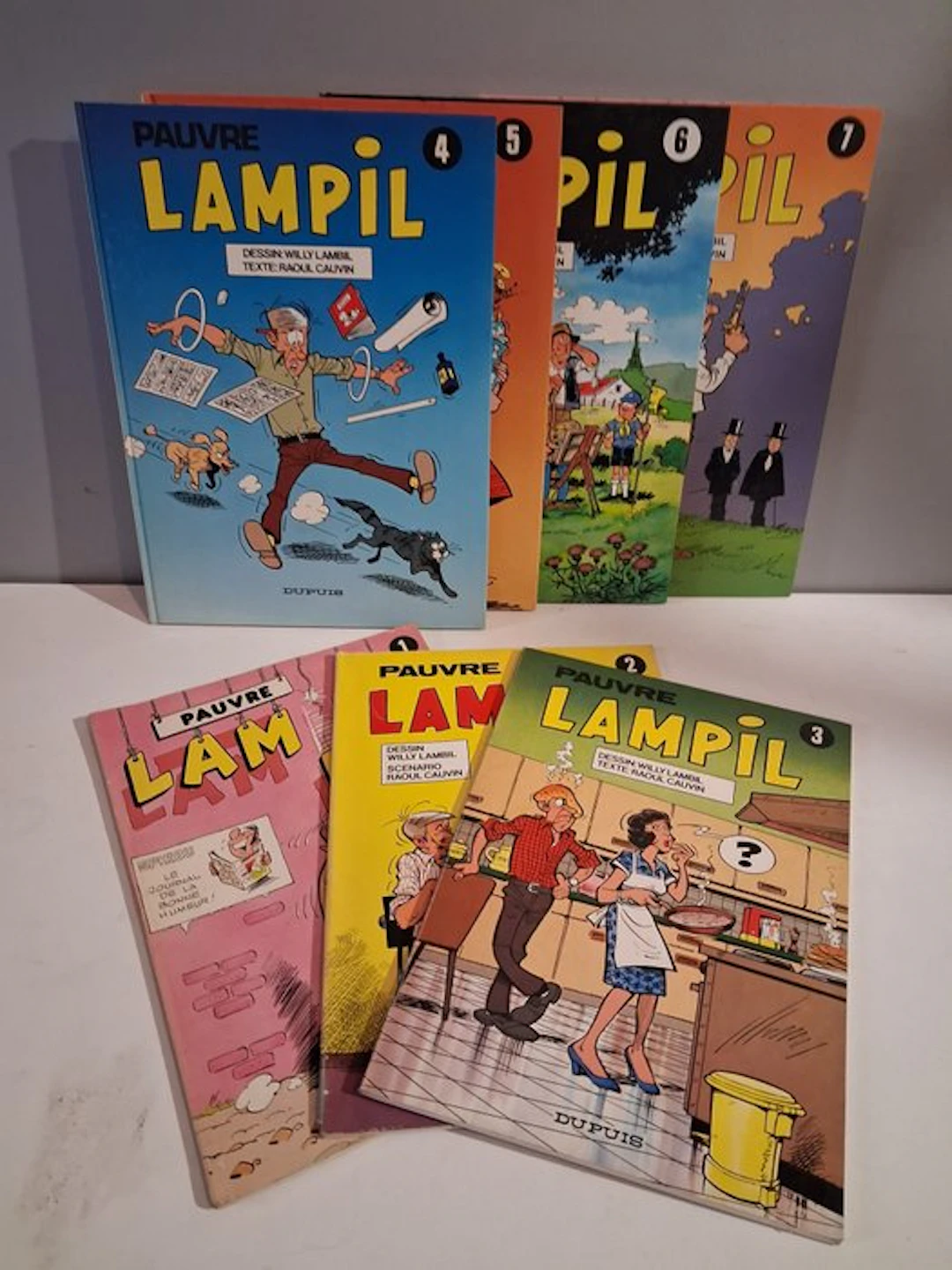 Pauvre Lampil T1 à T7 - Série complète - 3x B + 4x C - 7...