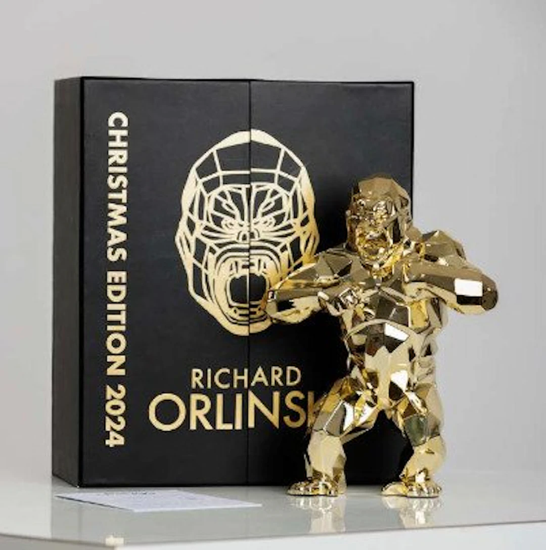 Richard Orlinski (1966) - Kong Christmas (Gold Edition) SPECIAL!