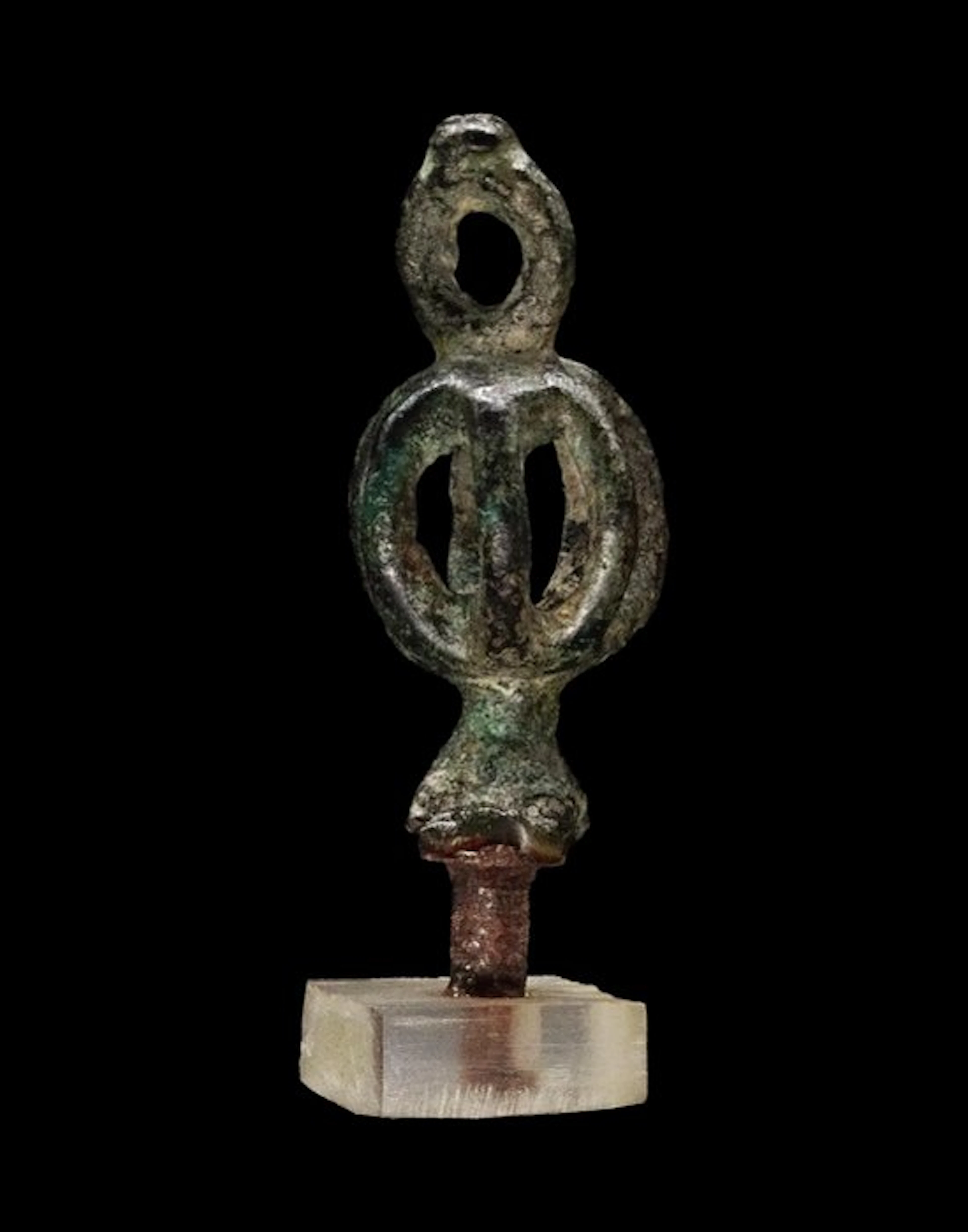 Luristan - Openwork bronze bell - 1200/800 BC. (No reserve price)