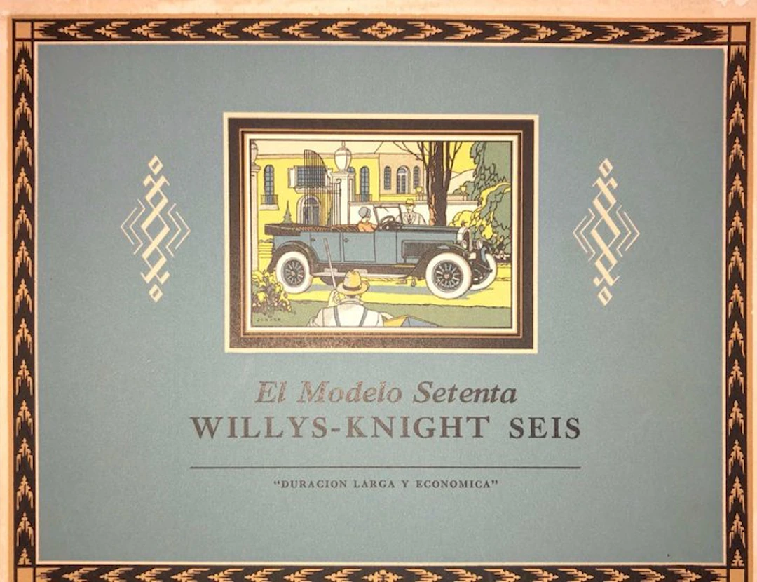 Willys-Knight "70" / El Modelo Setenta - Brochure - 1927-1930