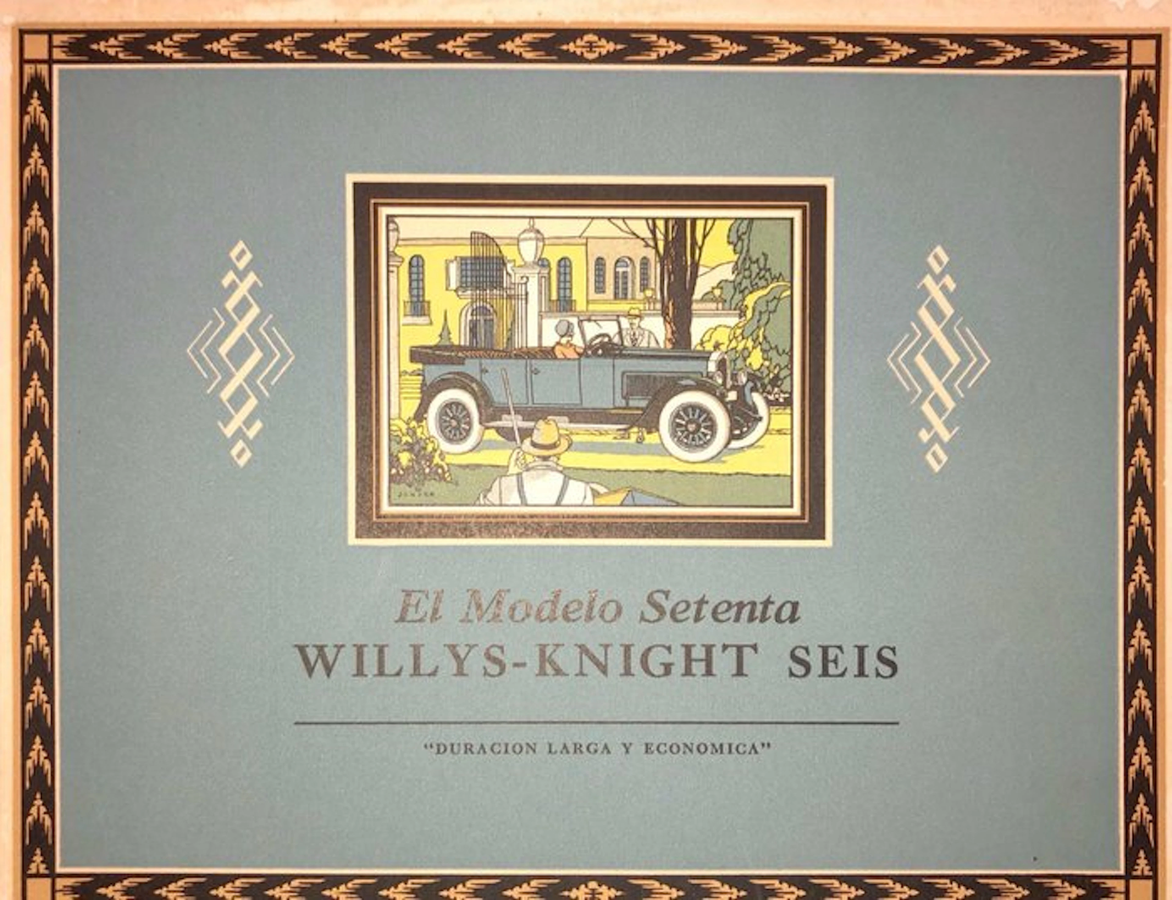 Willys-Knight "70" / El Modelo Setenta - Brochure - 1927-1930