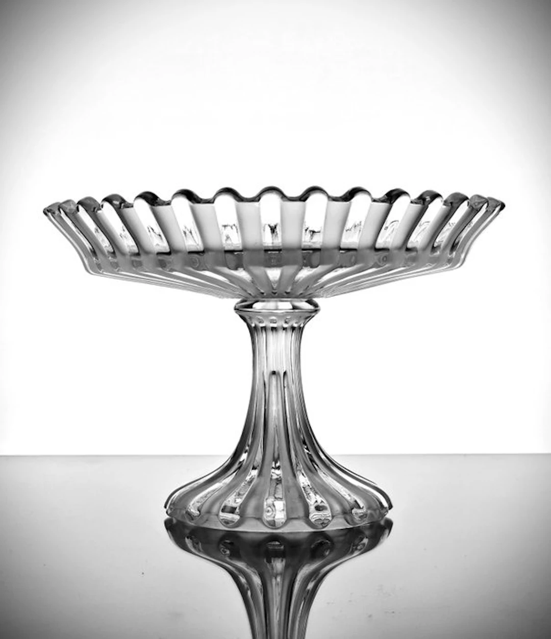 Baccarat - Tray - Alternating ribs - Crystal