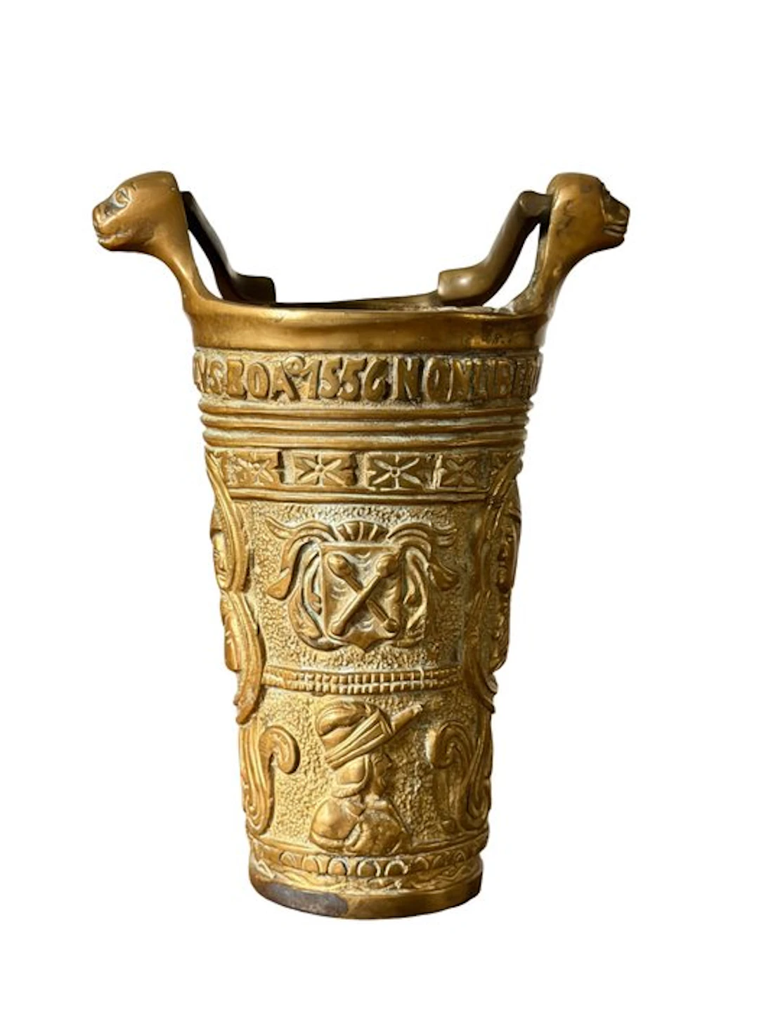 Antique Holy water font - 1850-1900 - Holy Water Font - 21 cm - 1.5 kg