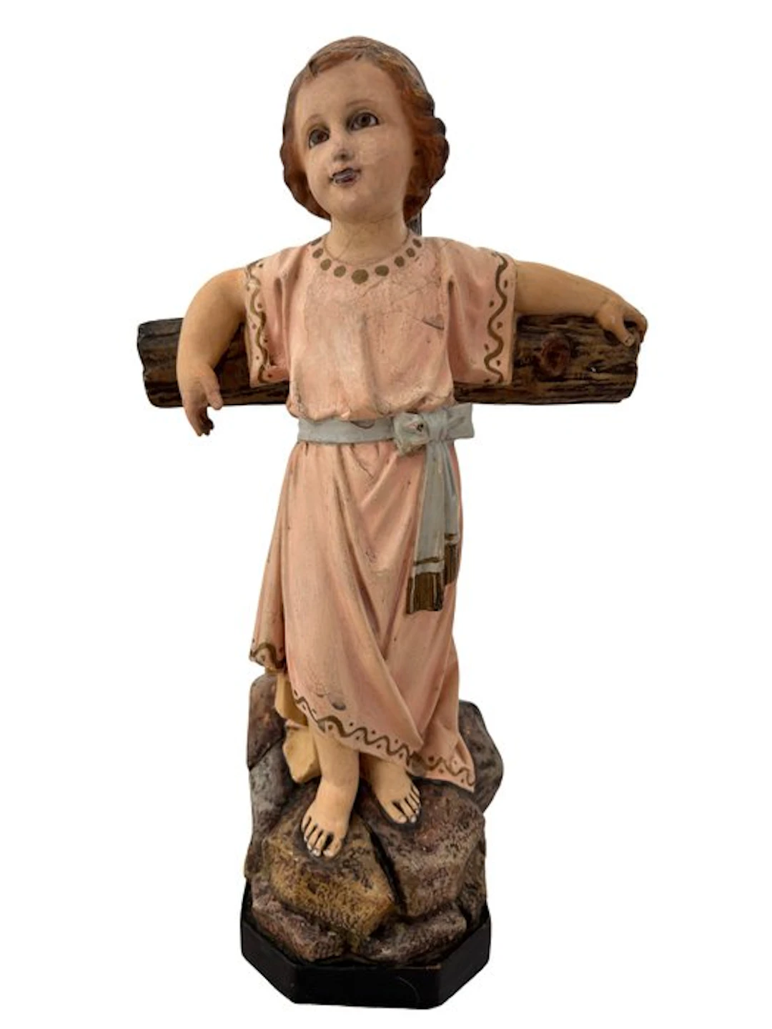 Olot - Statue, Het kind Jezus - 38 cm - wood pulp, Wood