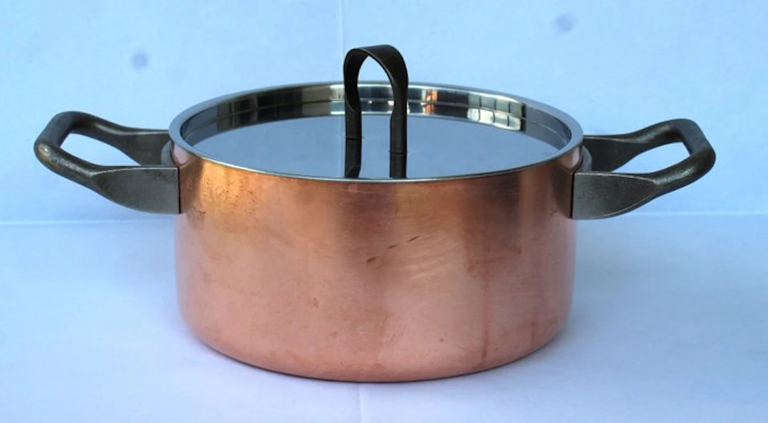 Officina Alessi - Richard Sapper - Saucepan - 871282 - Copper, Steel