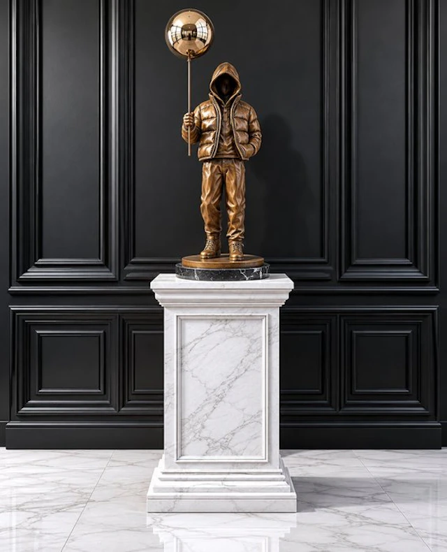naar banksy - Sculpture