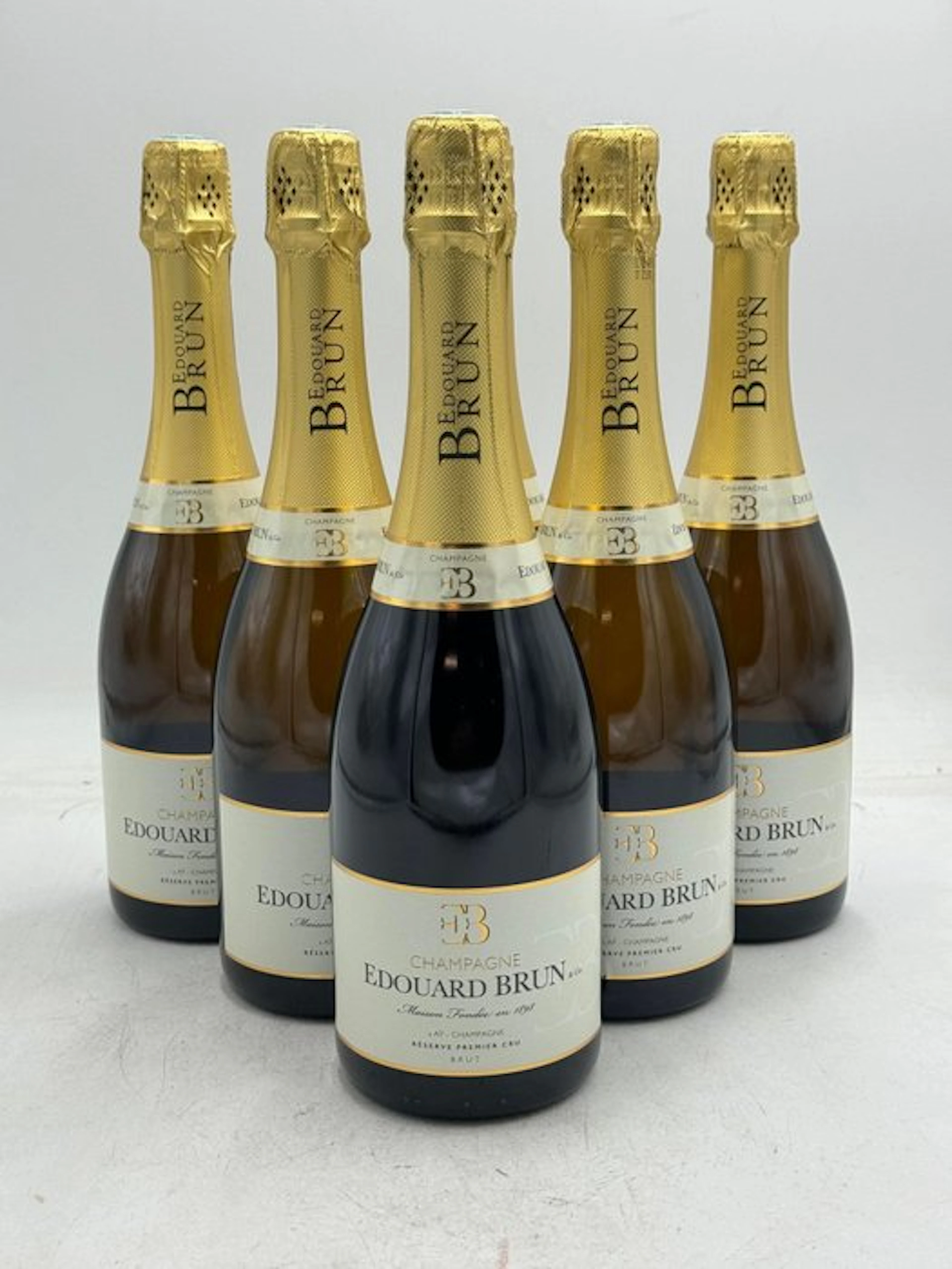Edouard Brun, Reserve Premier Cru - Champagne Brut - 6 Bottles (0.75L)