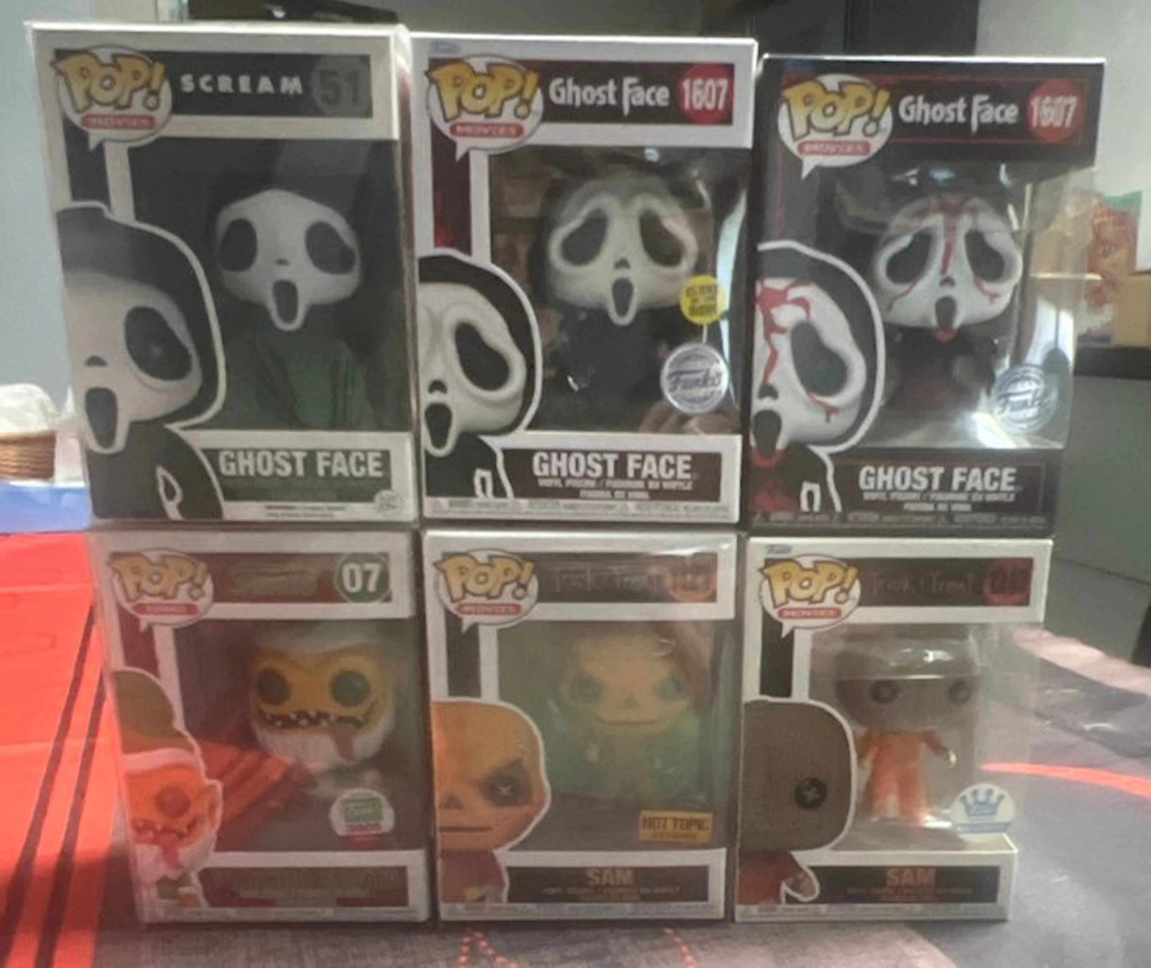 Funko - Funko Pop - Horror - Ghost Face, Sam, Psycho Santa x6 - 2010-2020