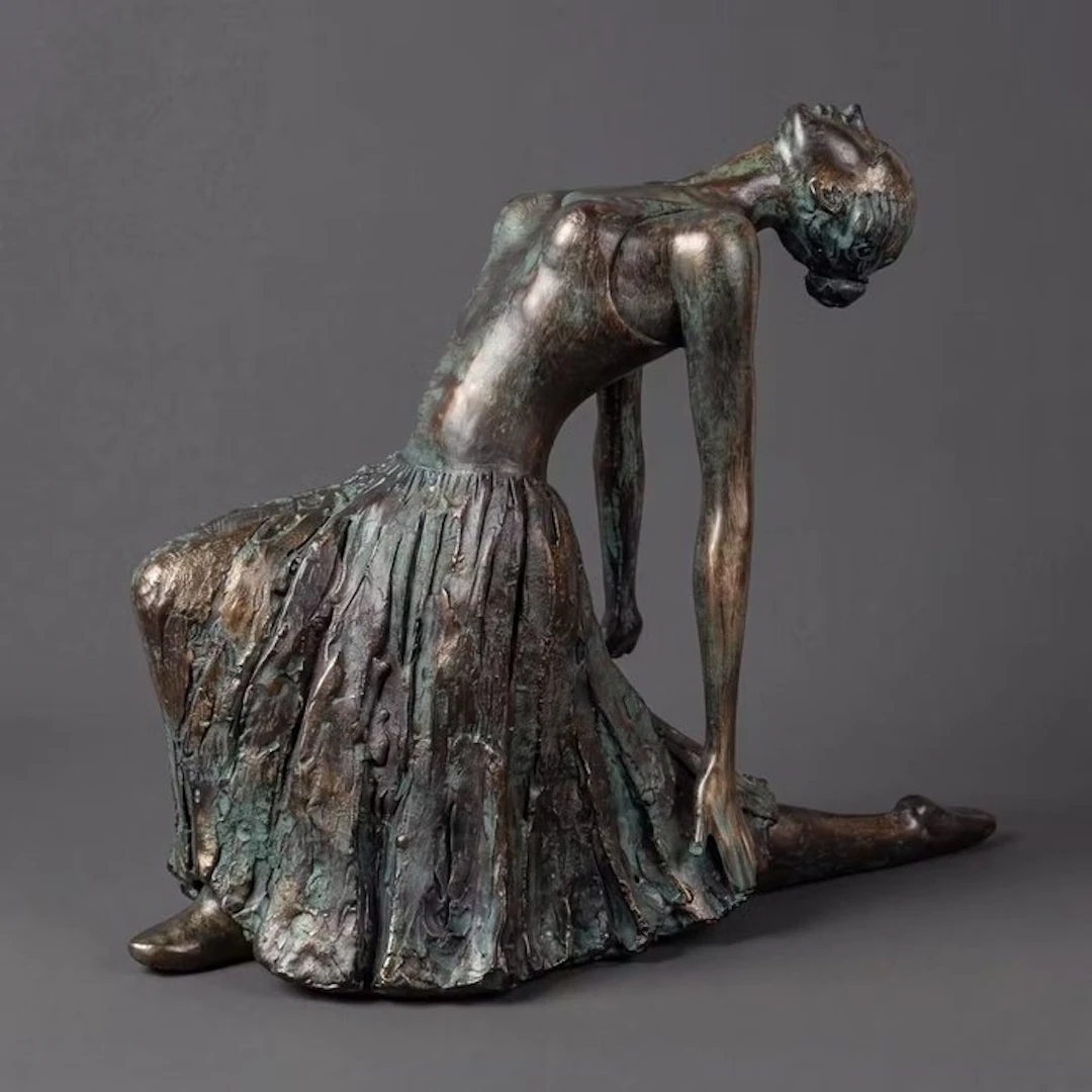 Statue, Groot formaat Ballerina - 39.5 cm - Resin