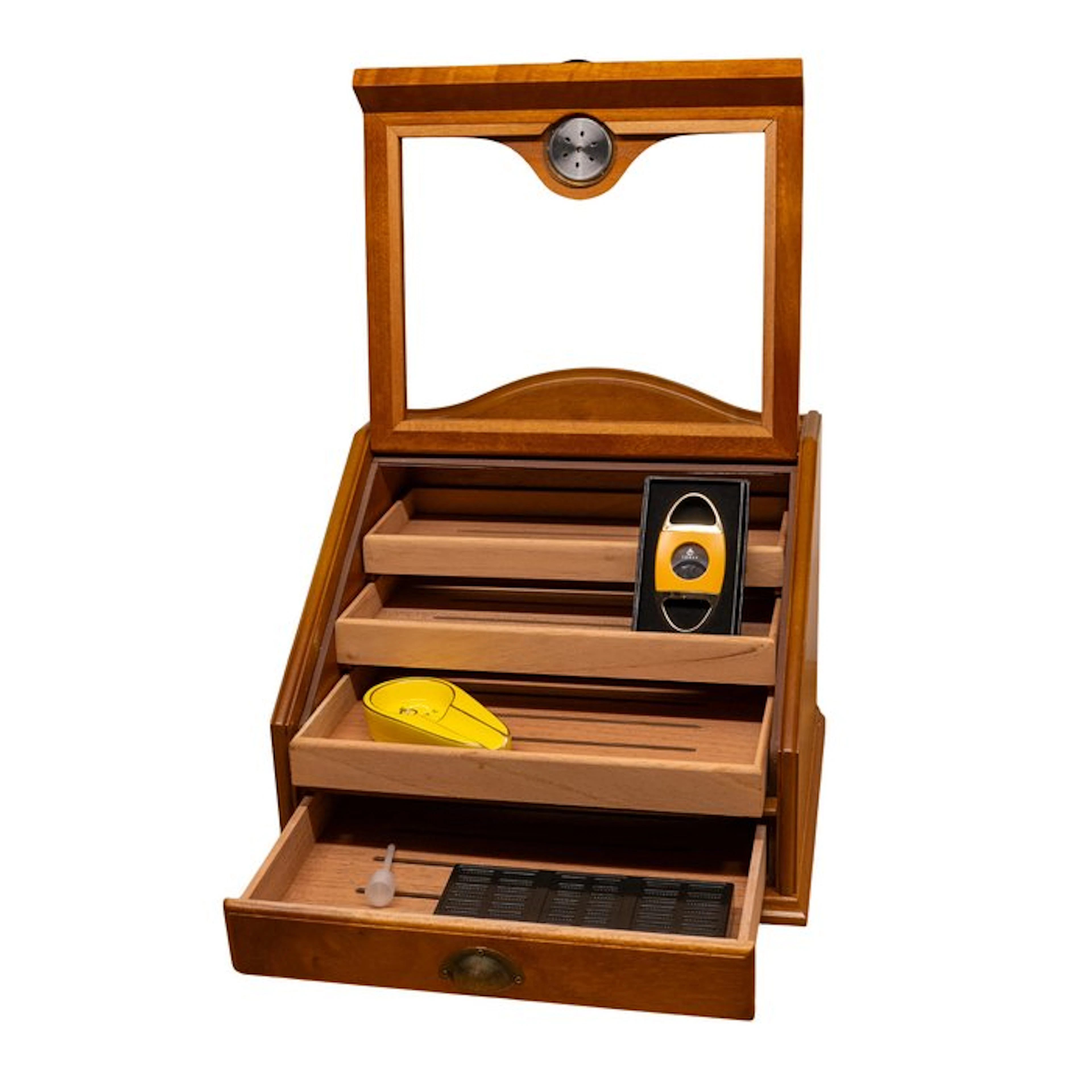 Cigar case (4) - cedar - Luxe Humidor set