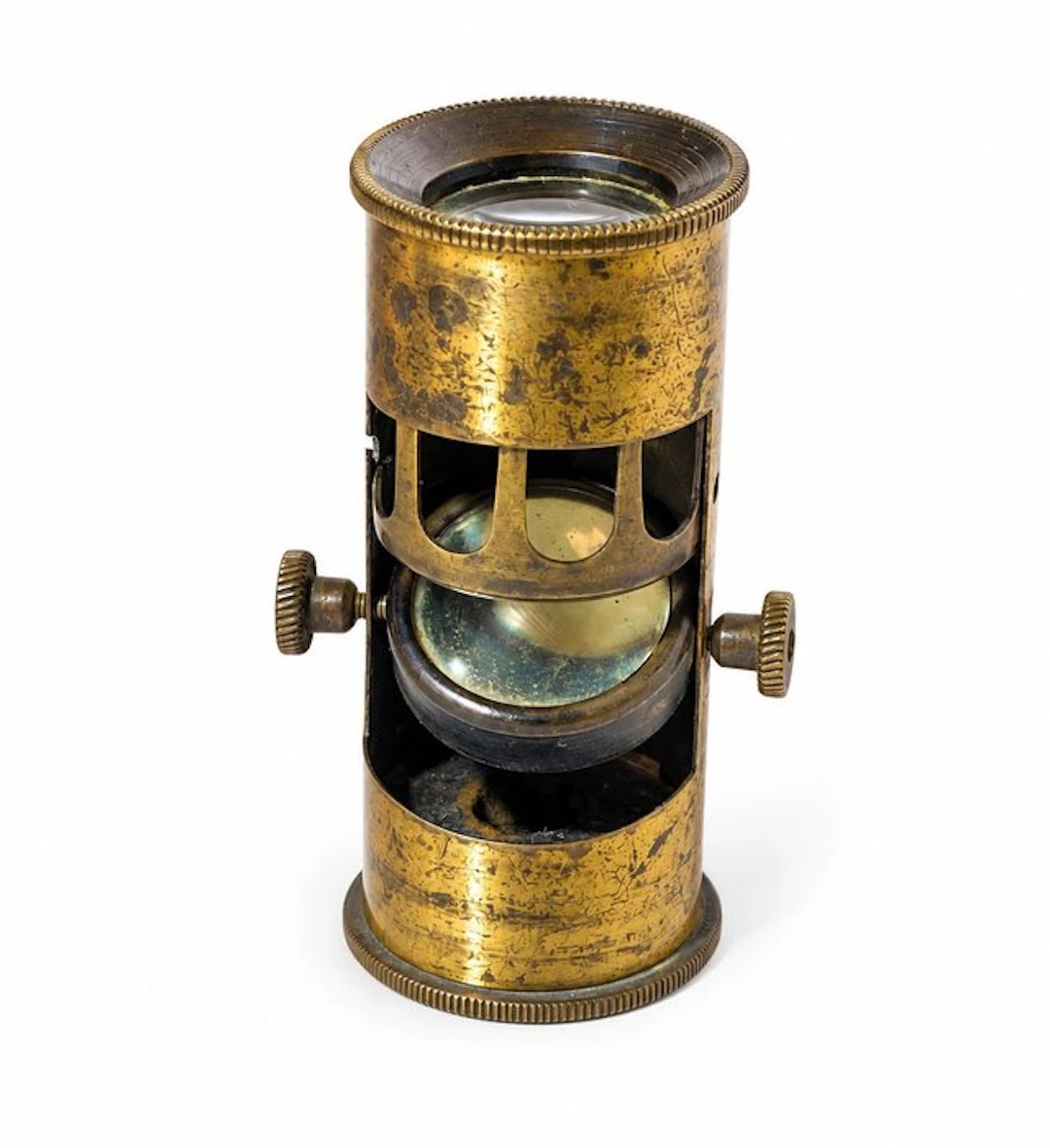 Microscope - de voyage Ancien