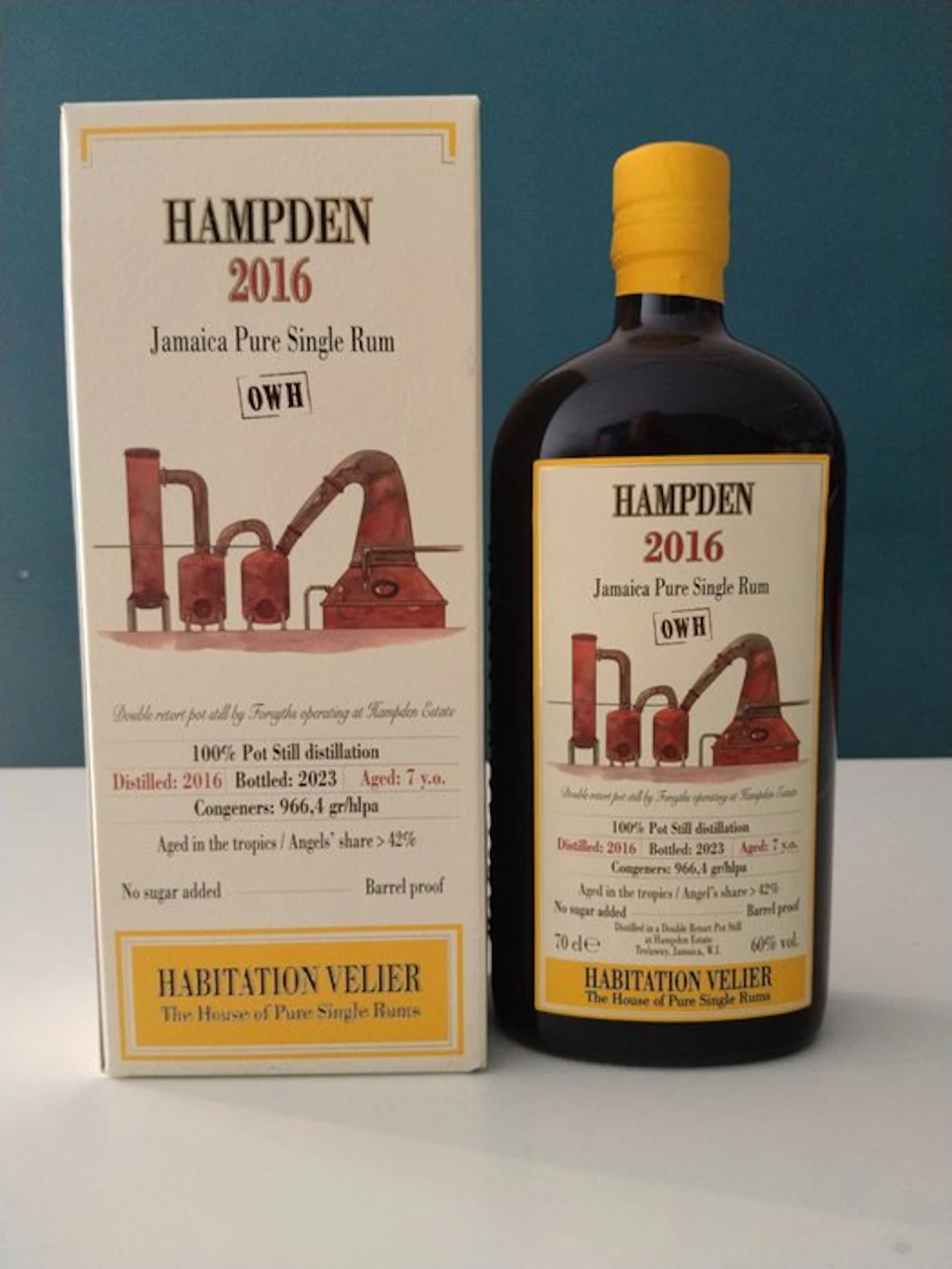 Hampden 2016 Velier - OWH - Habitation - b. 2023 - 70cl