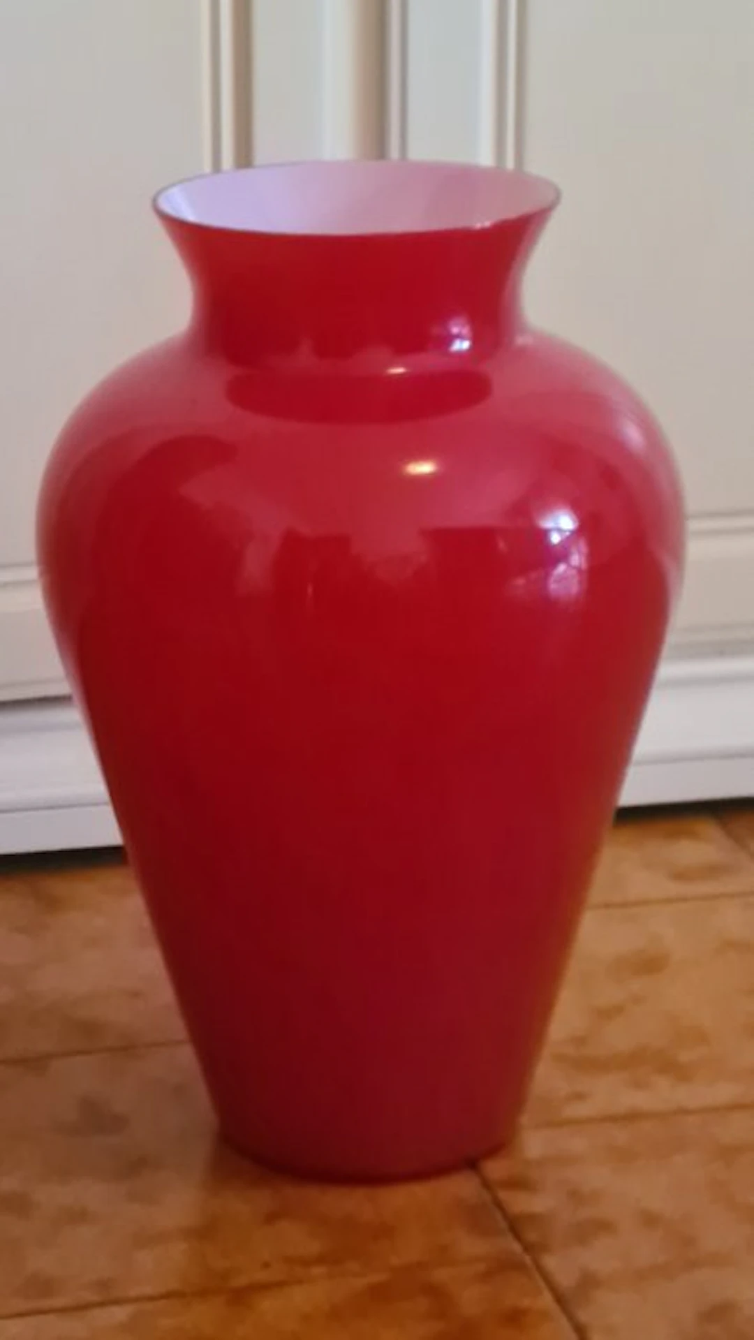 Salviati - Vase - Monumental vase - Cased blown glass...