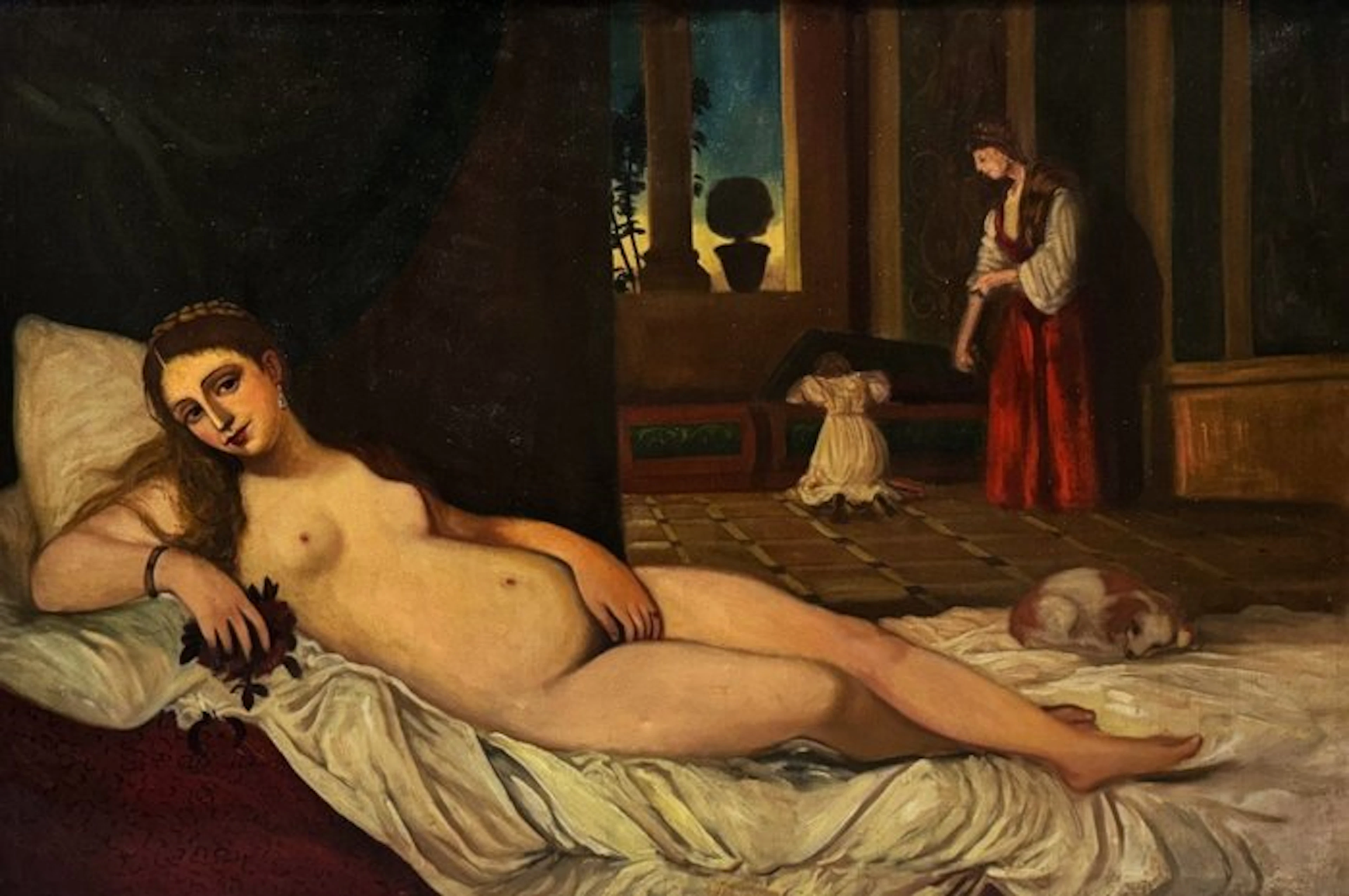 École Européene (c. 1930), D'après Tiziano Vecellio - La Vénus d'Urbin - XL