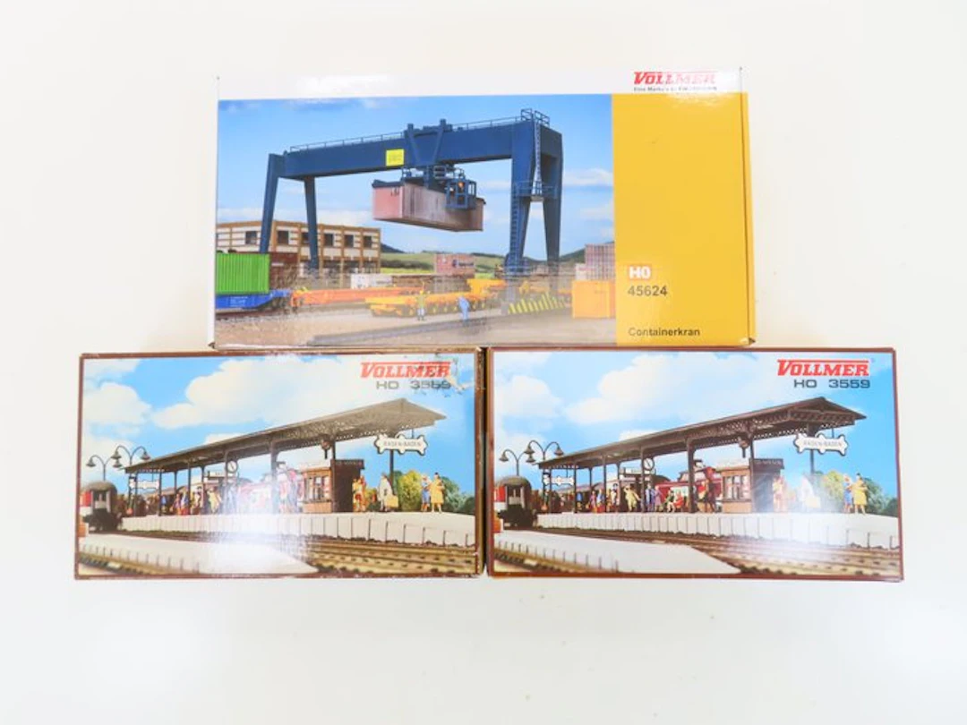 Vollmer H0 - 3559/45264 - Model train building kits (4)...