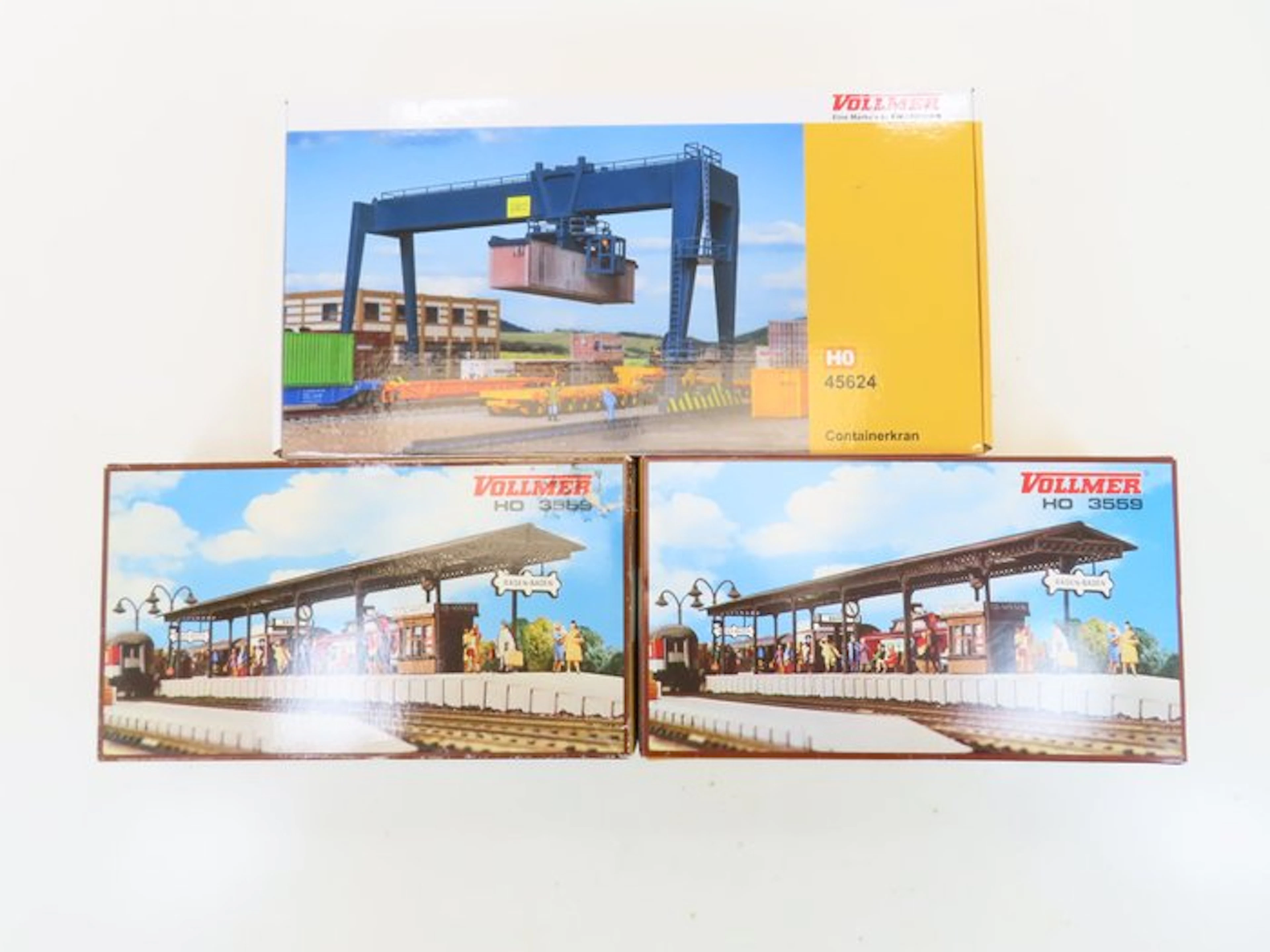 Vollmer H0 - 3559/45264 - Model train building kits (4)...