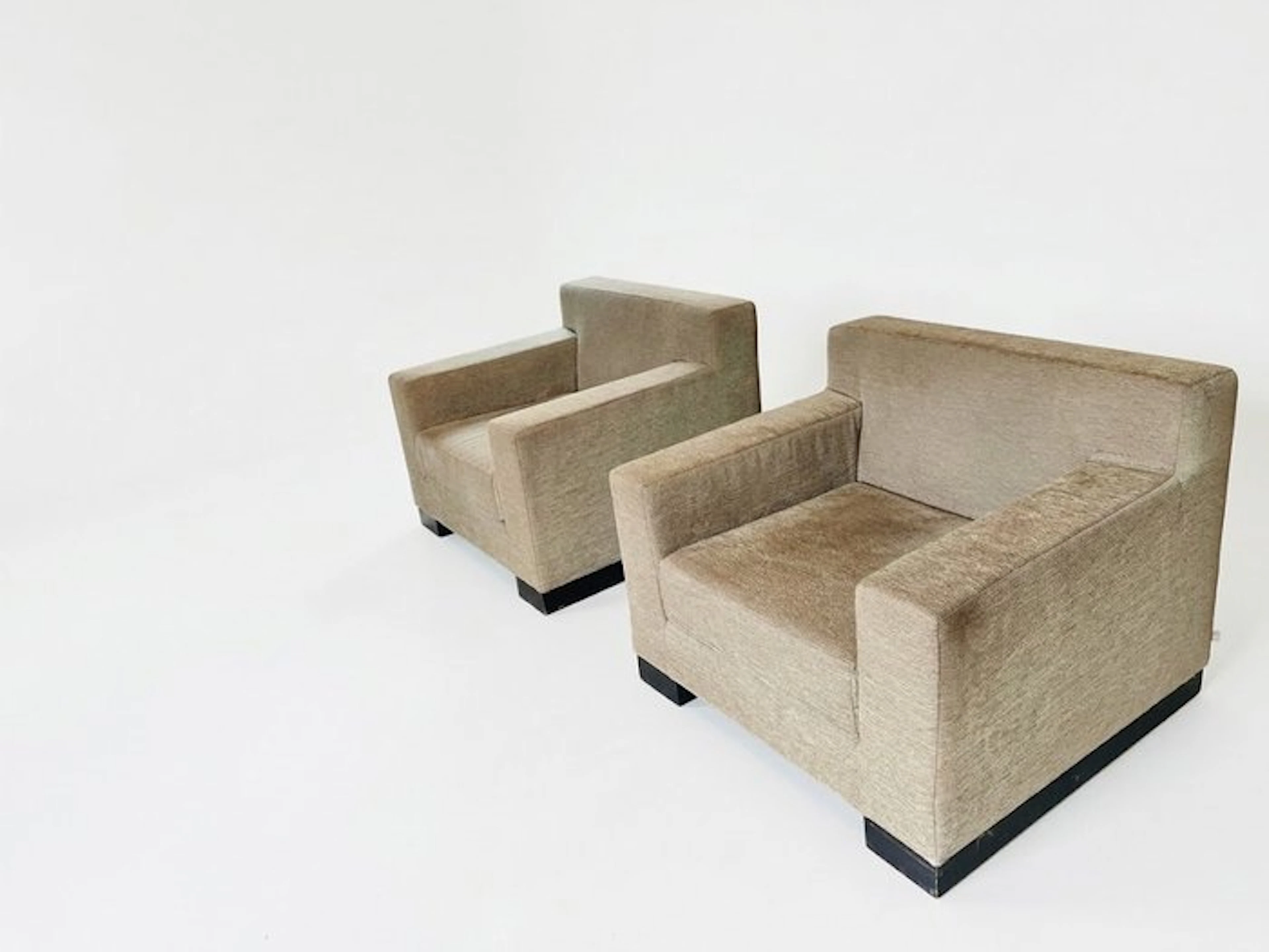 Armani Casa - Armchair (2) - Canaletto - Textile - Two Armani Casa armchairs