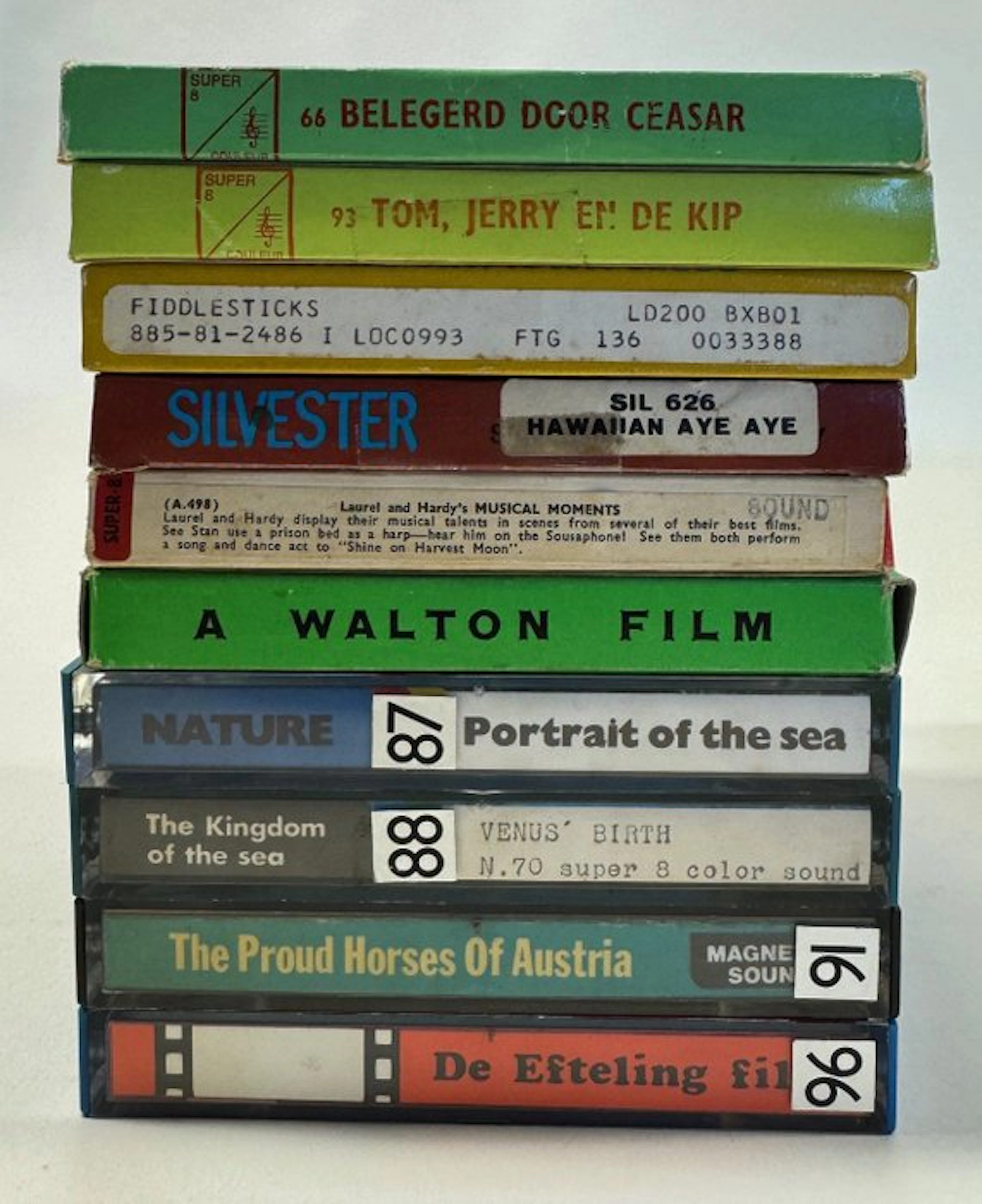 Various 10 pieces Movie 8 mm