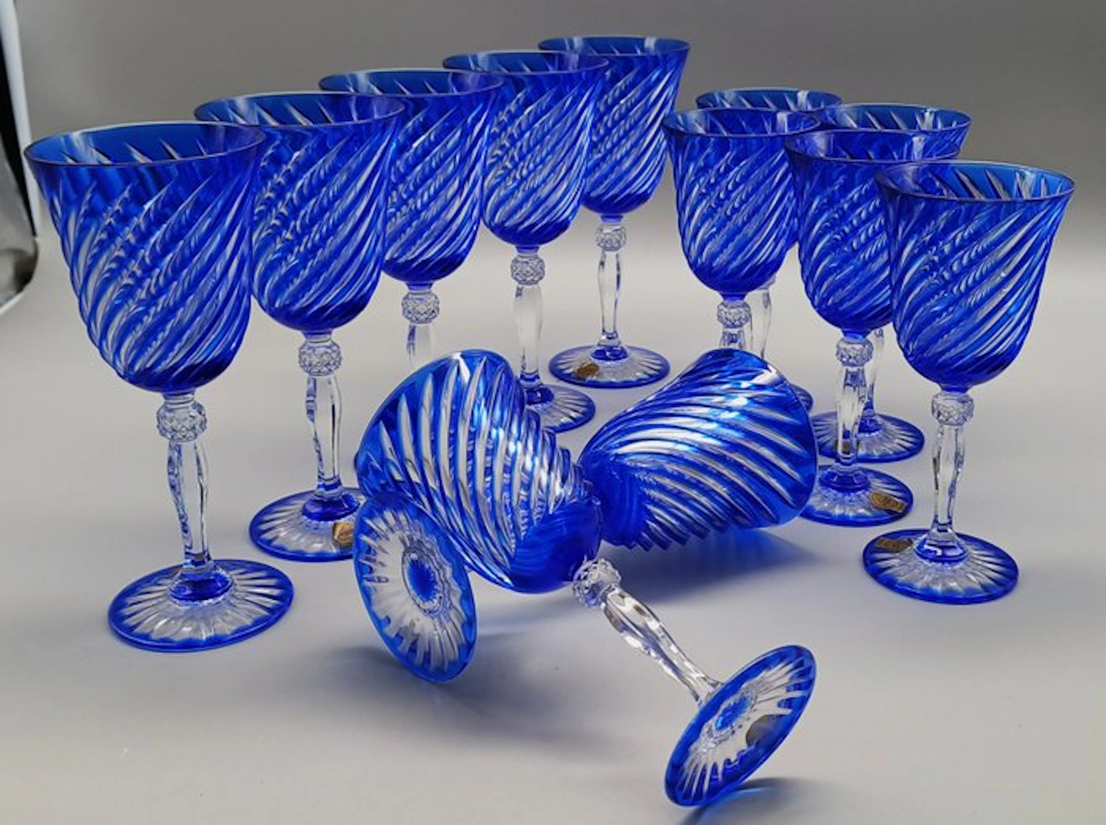 Cristal D'Arques - Drinking set (12) - Valzerdi - Crystal