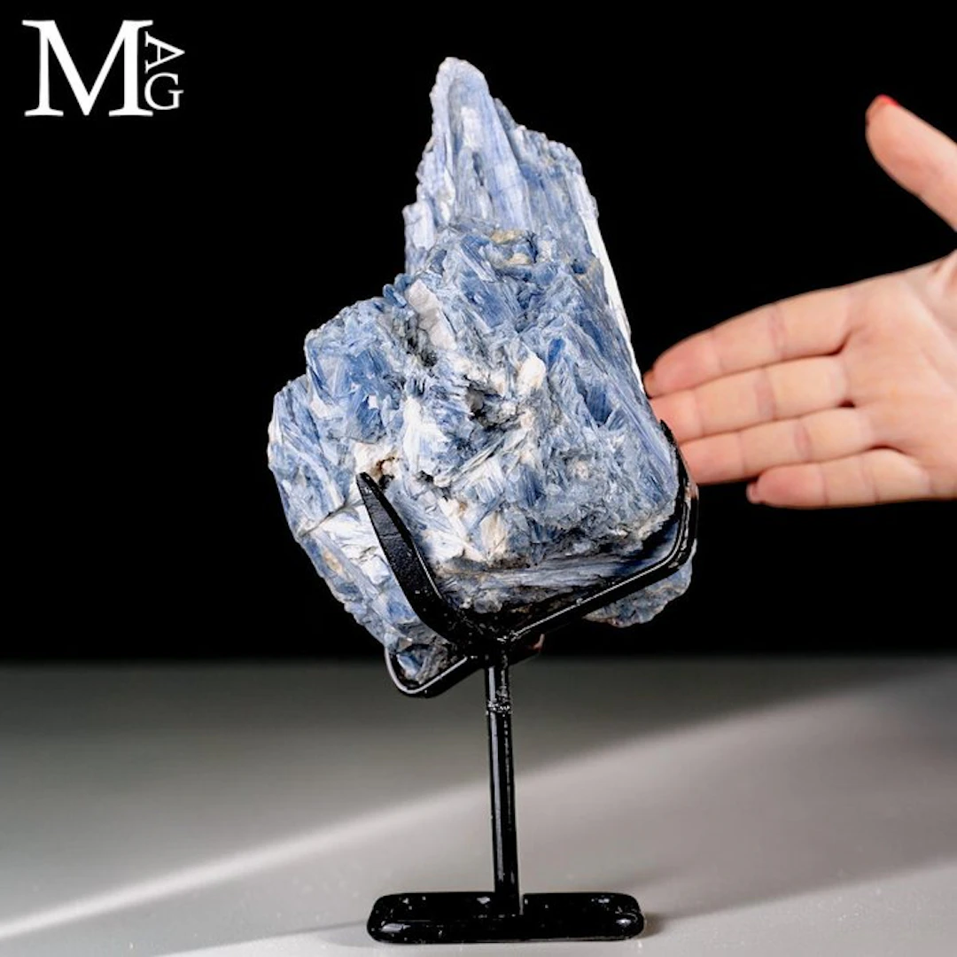 Vivid Blue Kyanite with striking fibrous texture...