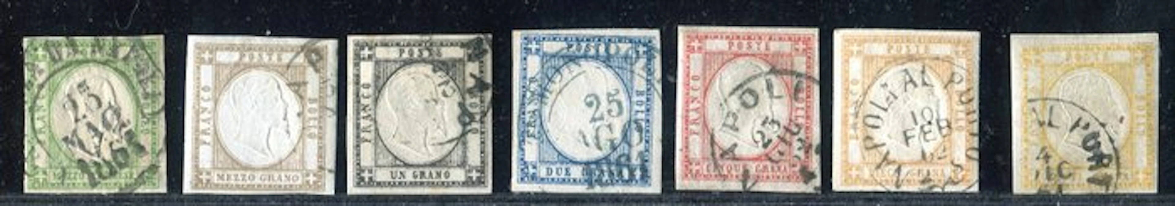 Italian Ancient States - Naples 1861 - Neapolitan Provinces: the complete