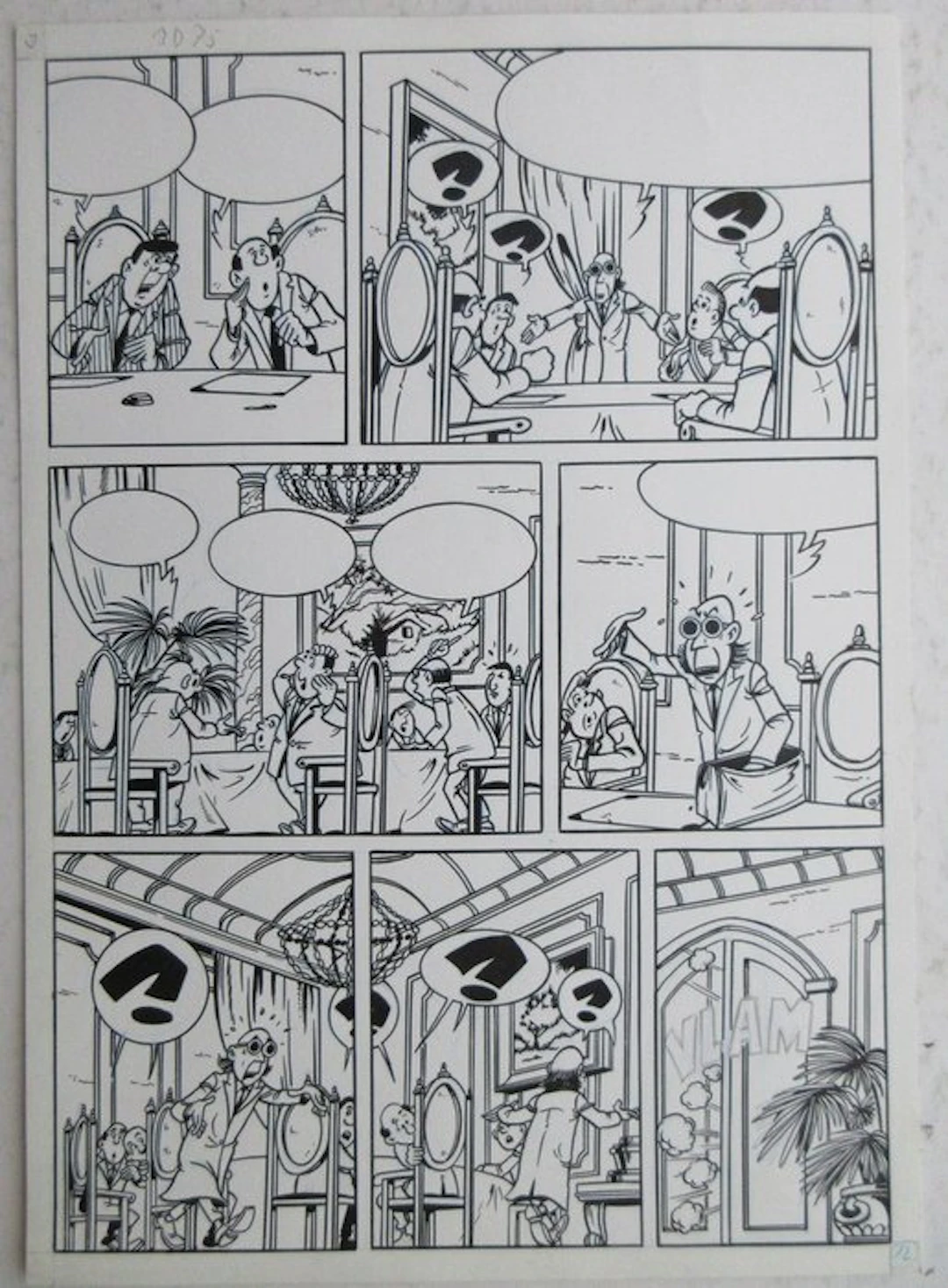 Studio Vandersteen - 1 Original page - Jerom - De kleurenzaaier p. 12