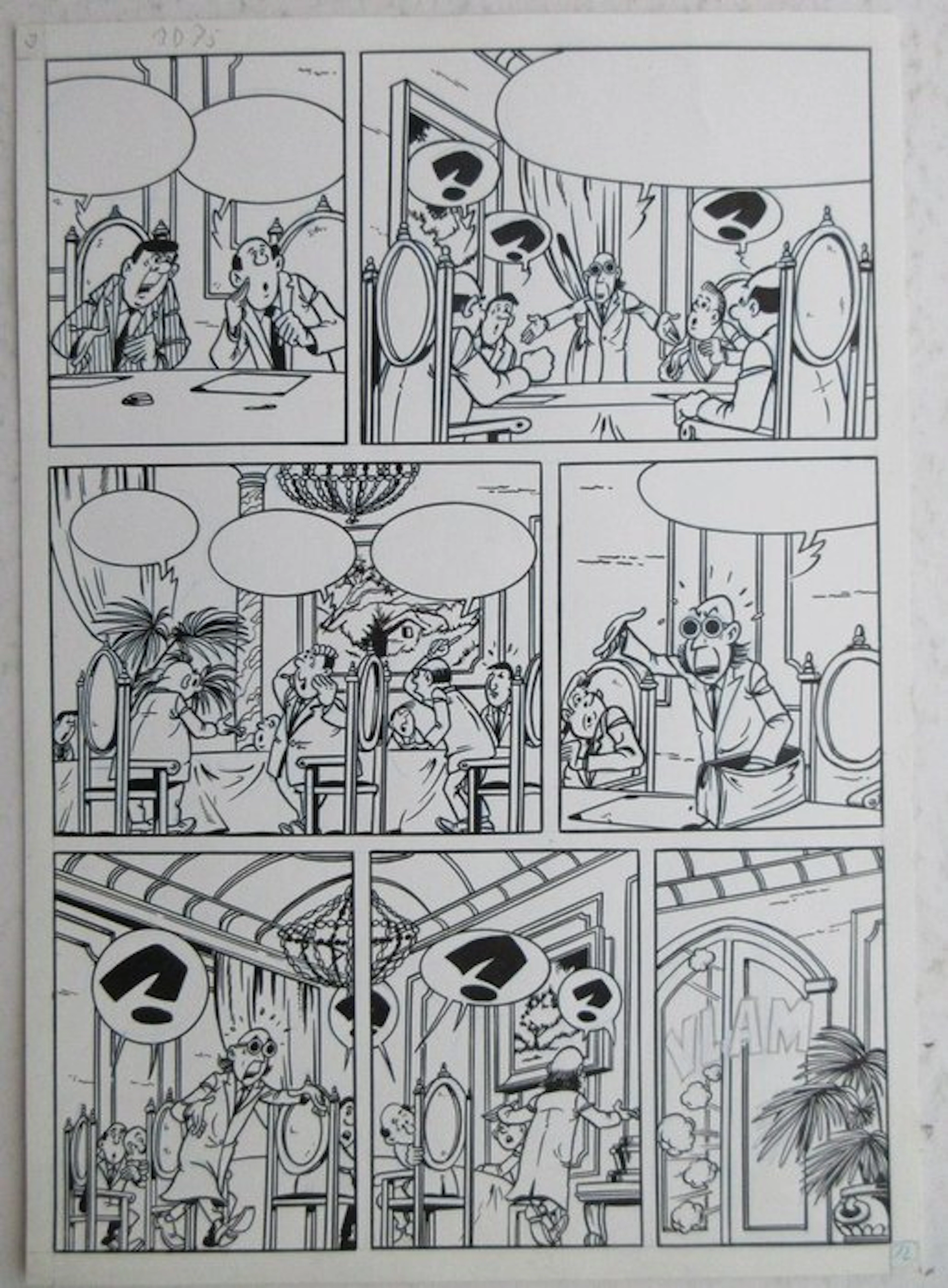Studio Vandersteen - 1 Original page - Jerom - De kleurenzaaier p. 12