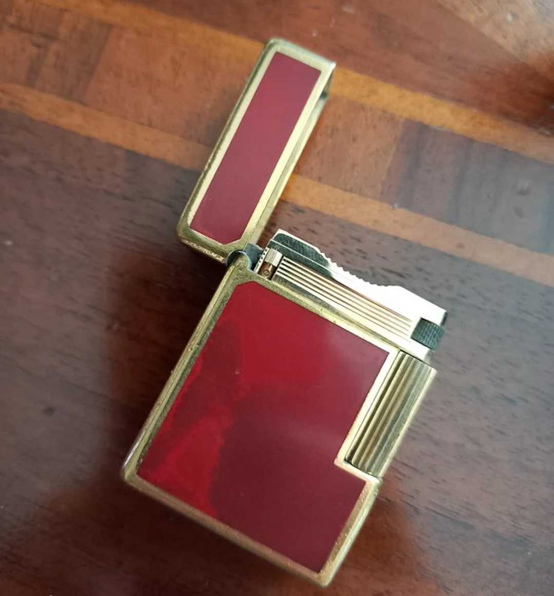 S.T. Dupont - Line d - Lighter - Gold-plated, Enamel