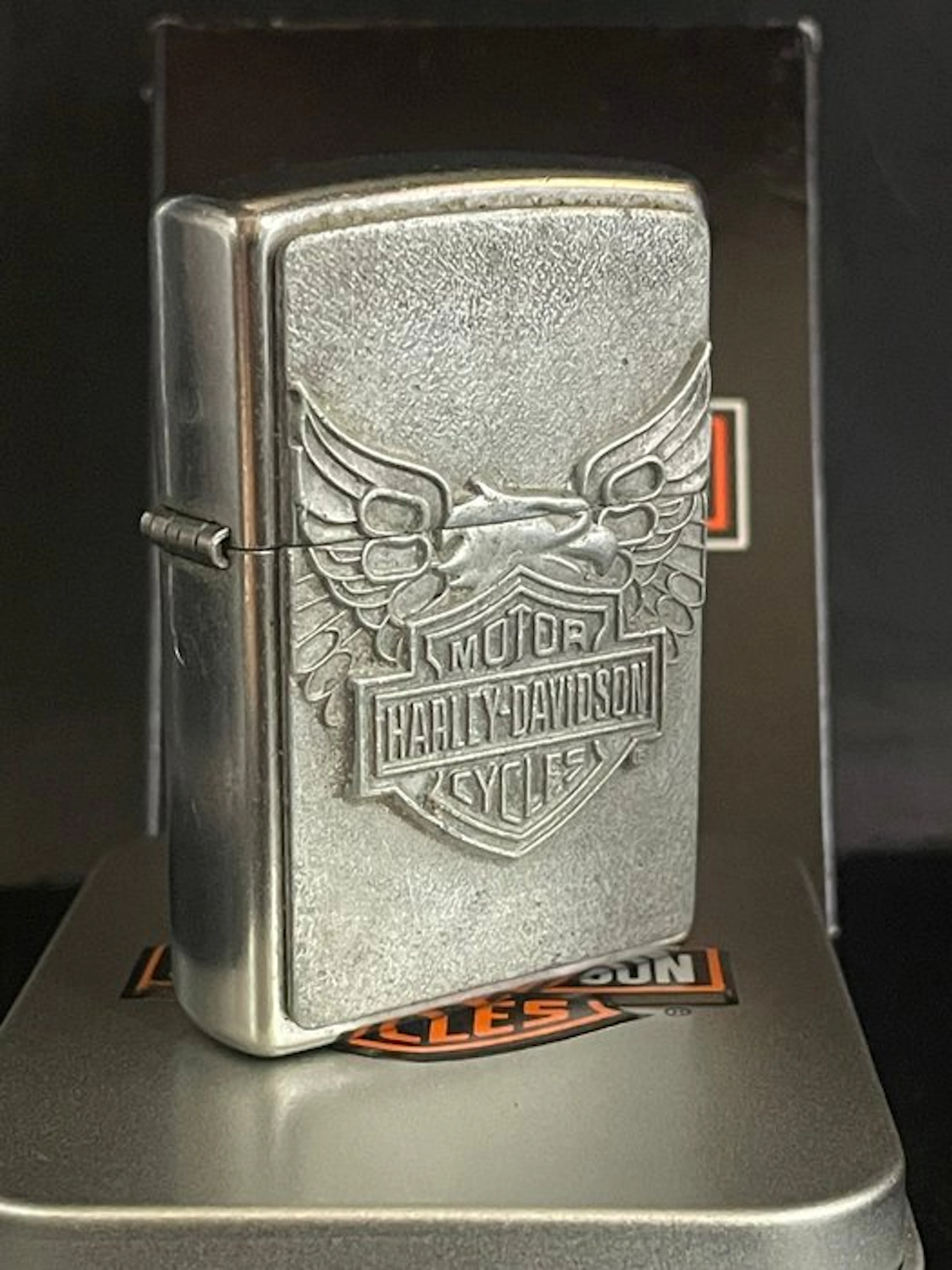 Zippo - HARLEY DAVIDSON MOTOR - gravé - No reserve price...
