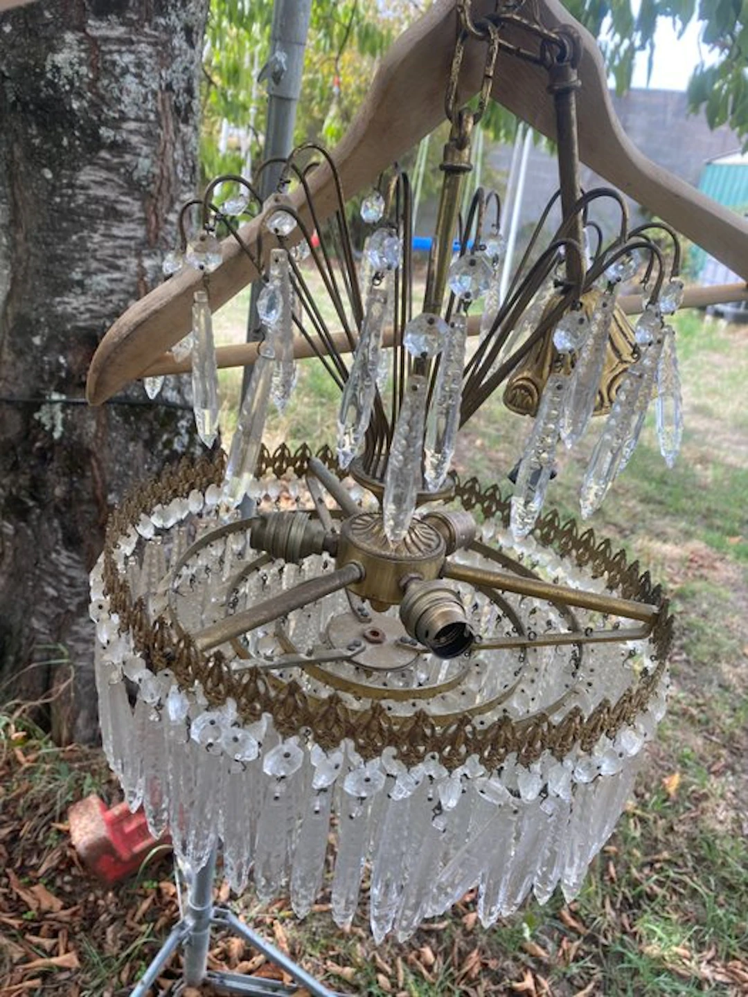 Chandelier (3) - Brass