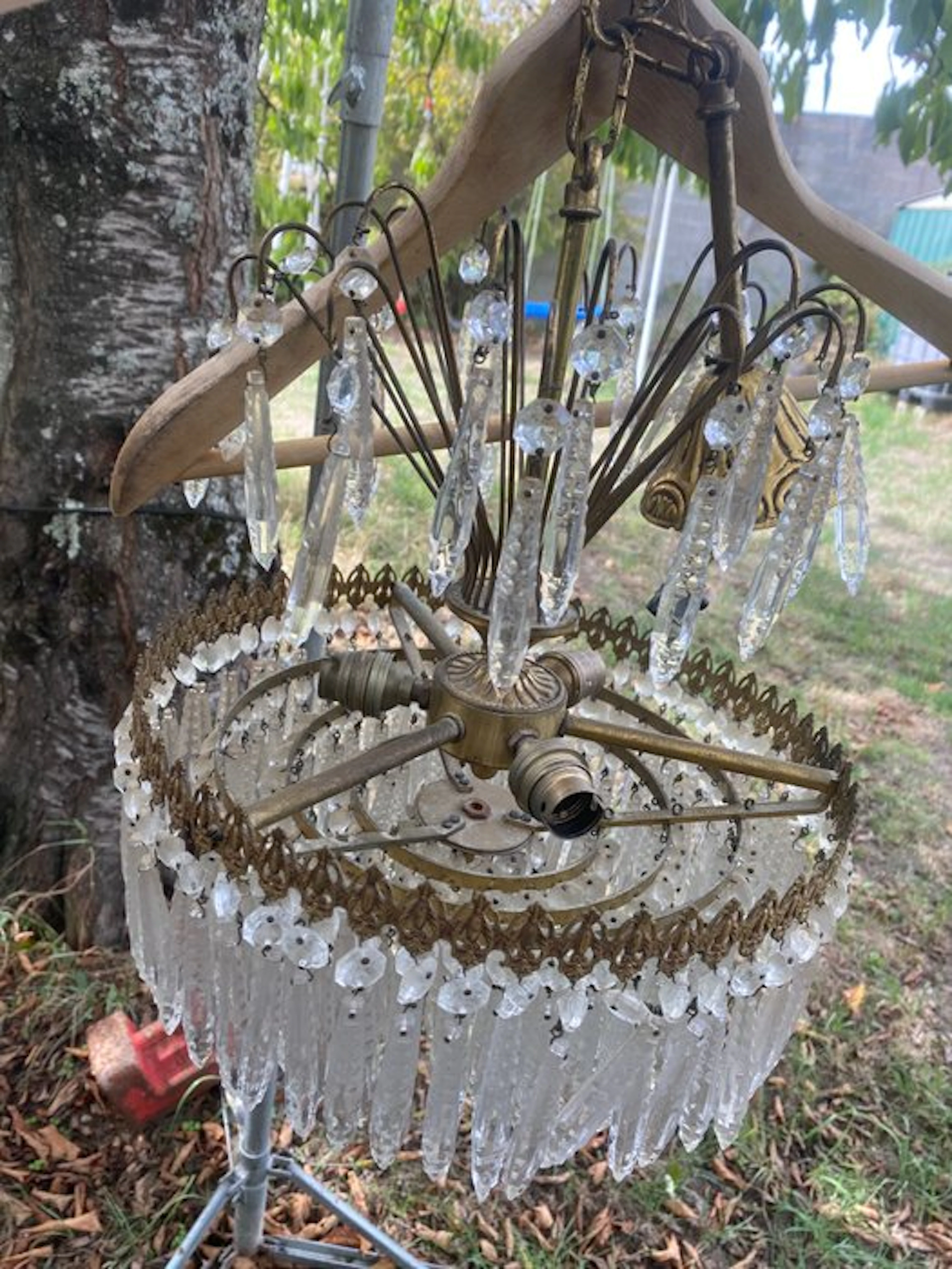Chandelier (3) - Brass