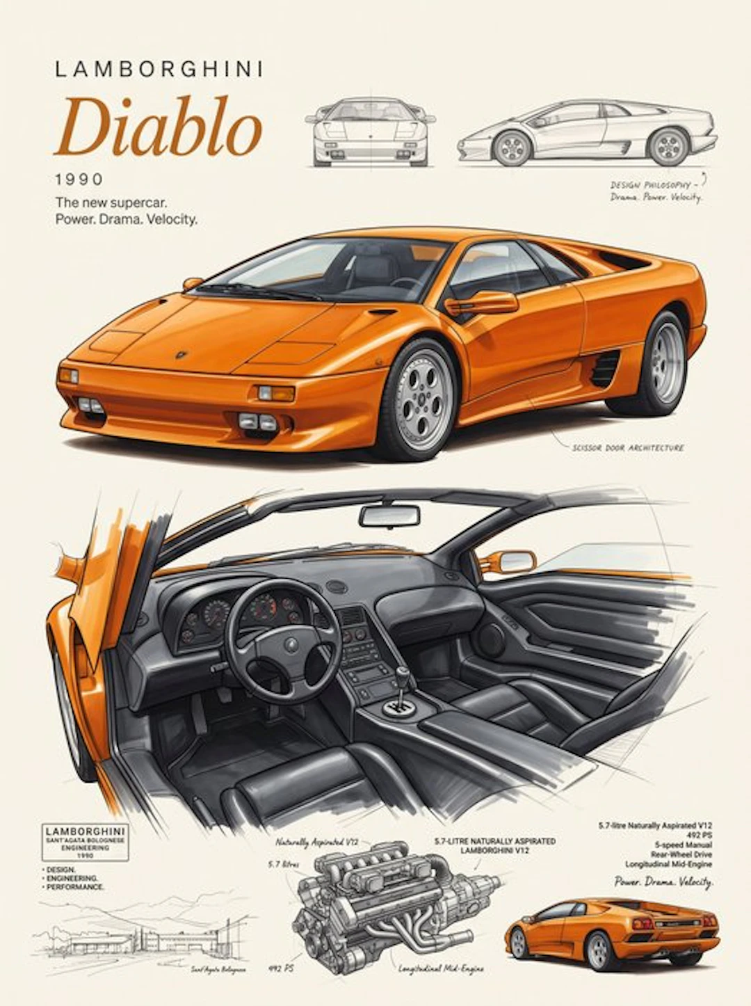 Shmidt.Art - Lamborghini - Lamborghini Diablo - 1990s