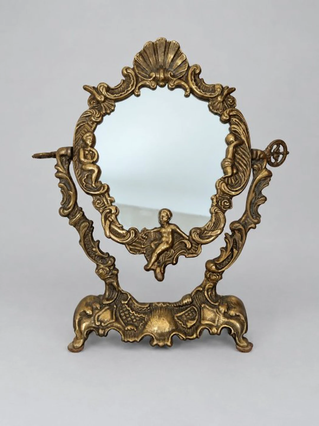 Mirror - Cast brass