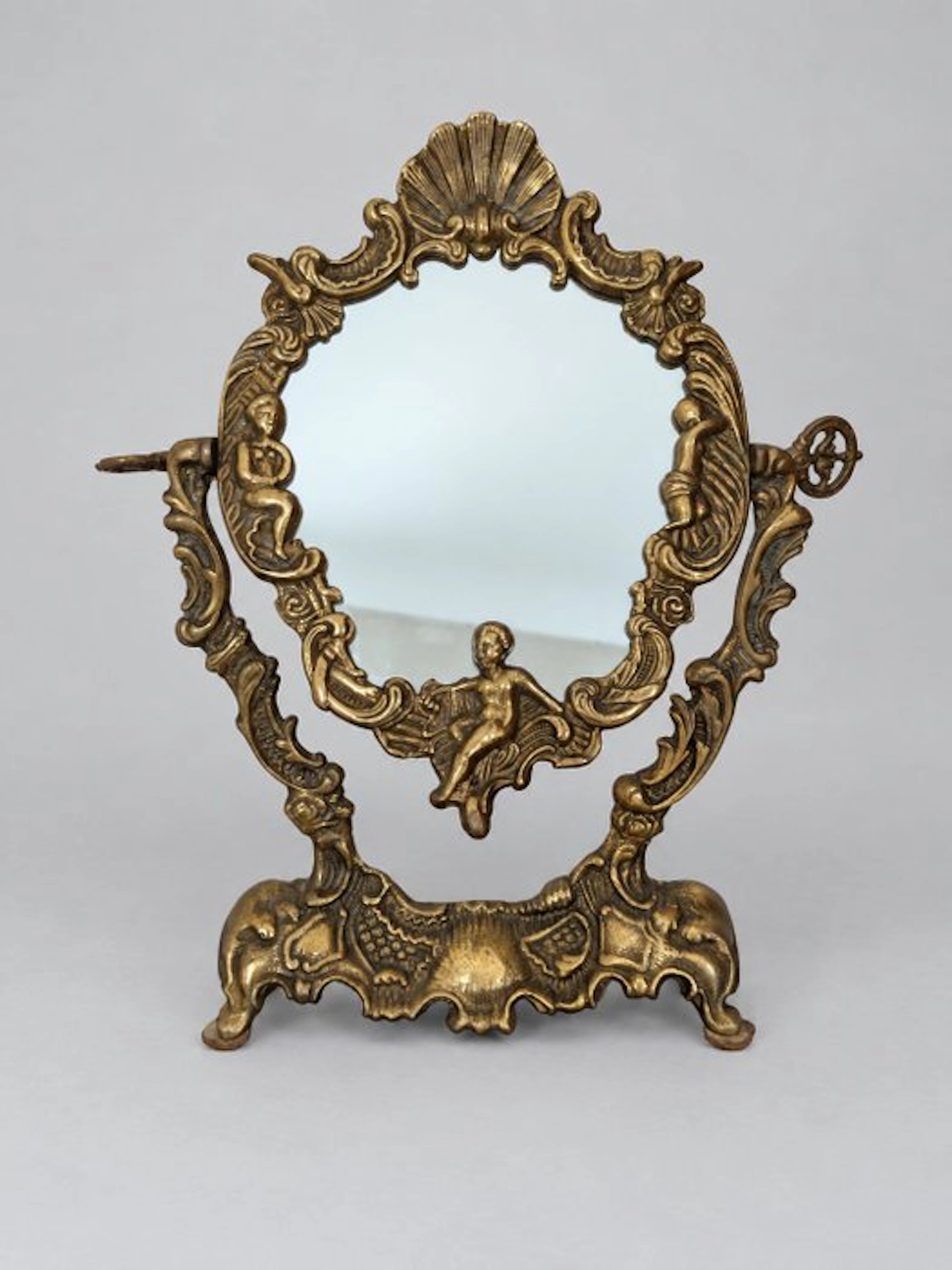 Mirror - Cast brass