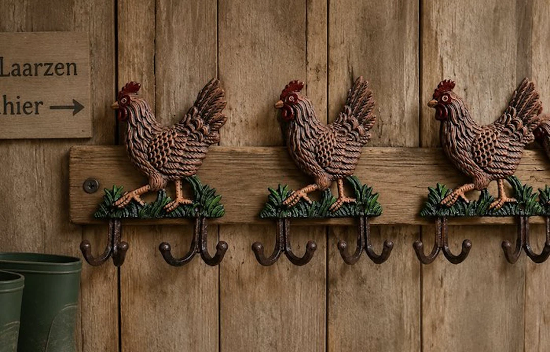 Coat rack (3) - Cast iron
