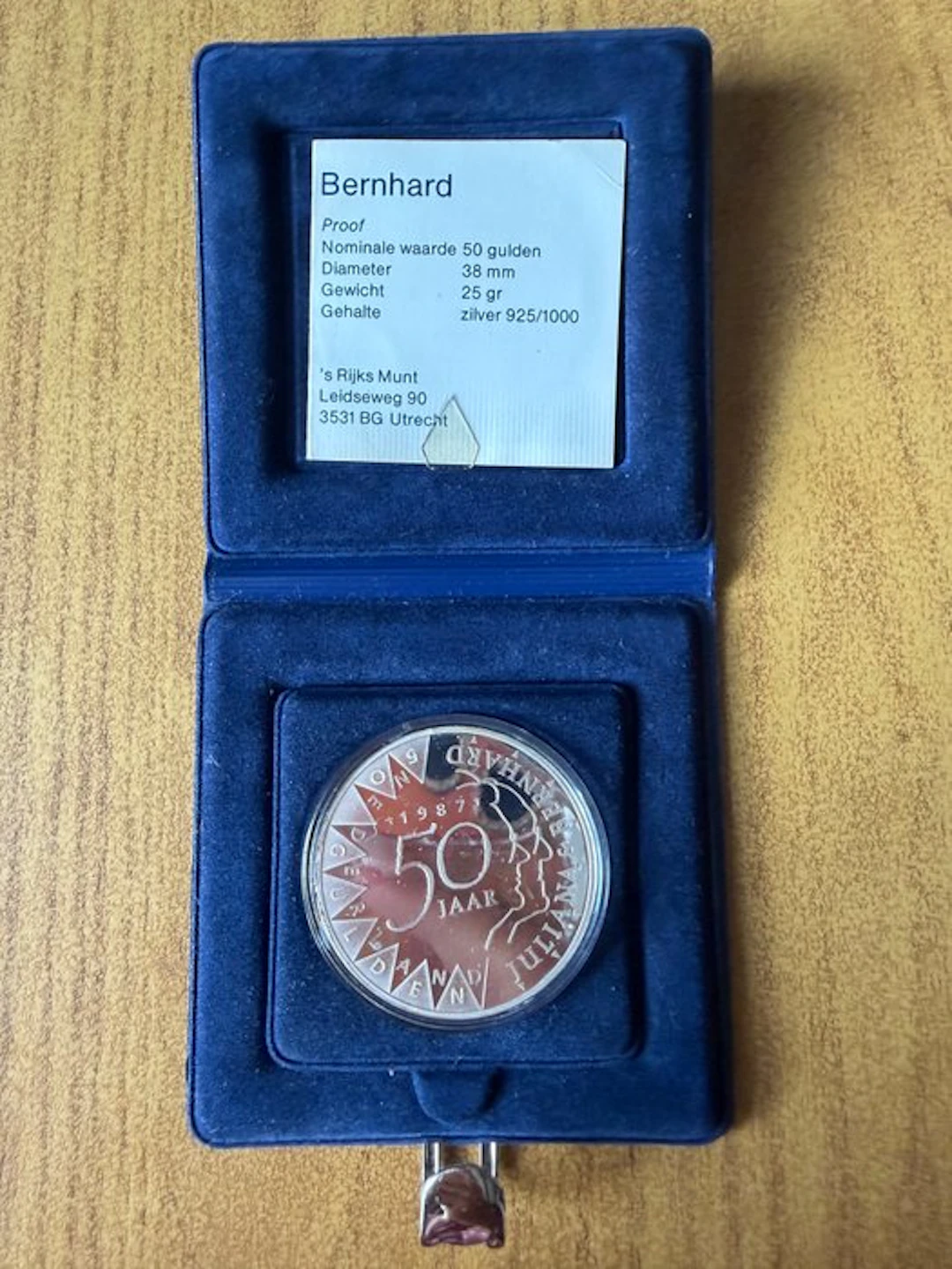 Netherlands. 50 Gulden 1987 “Juliana & Bernhard” (No reserve price)