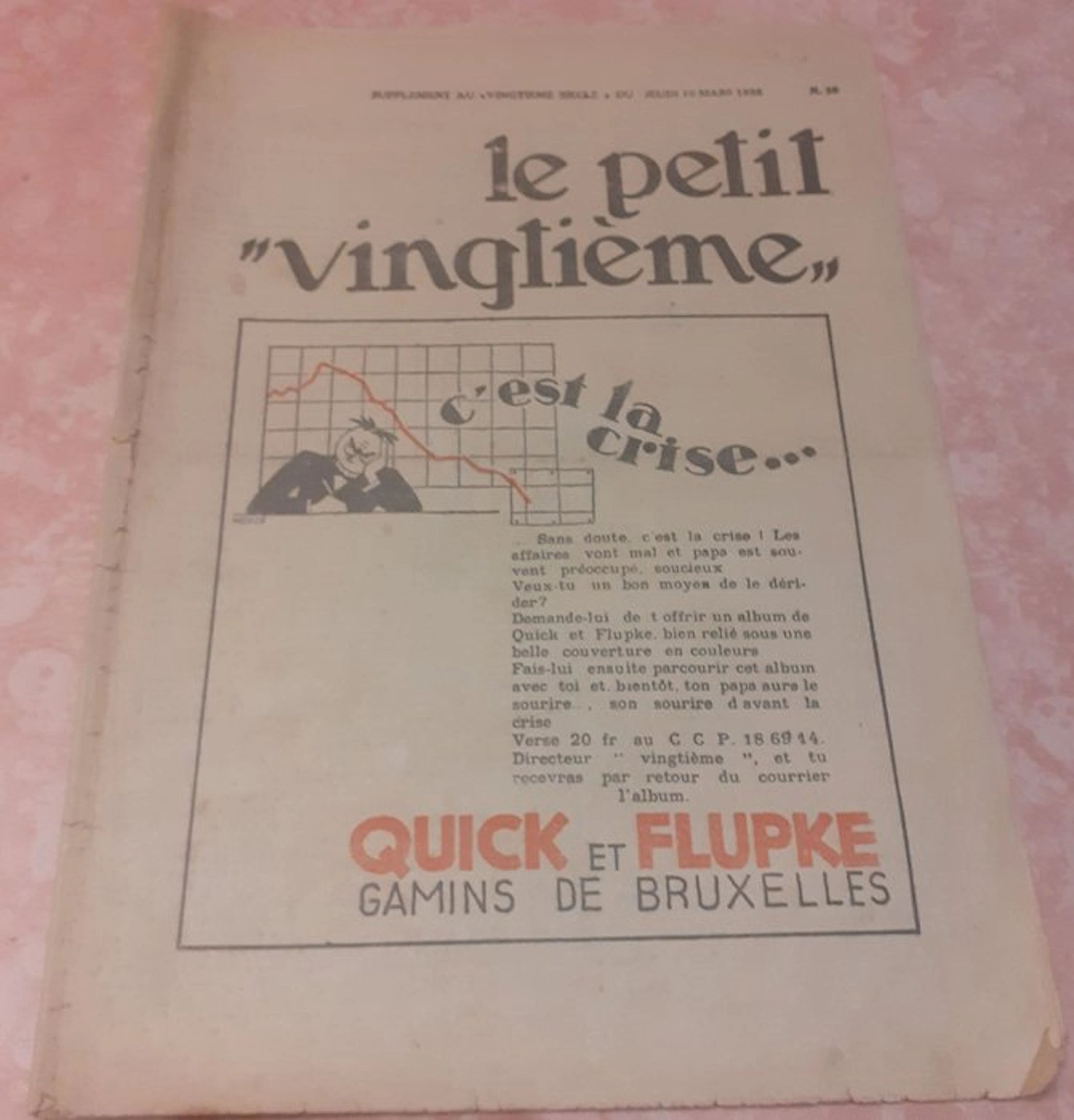 Tintin - le petit "vingtième" - 10 mars - 1 Number...
