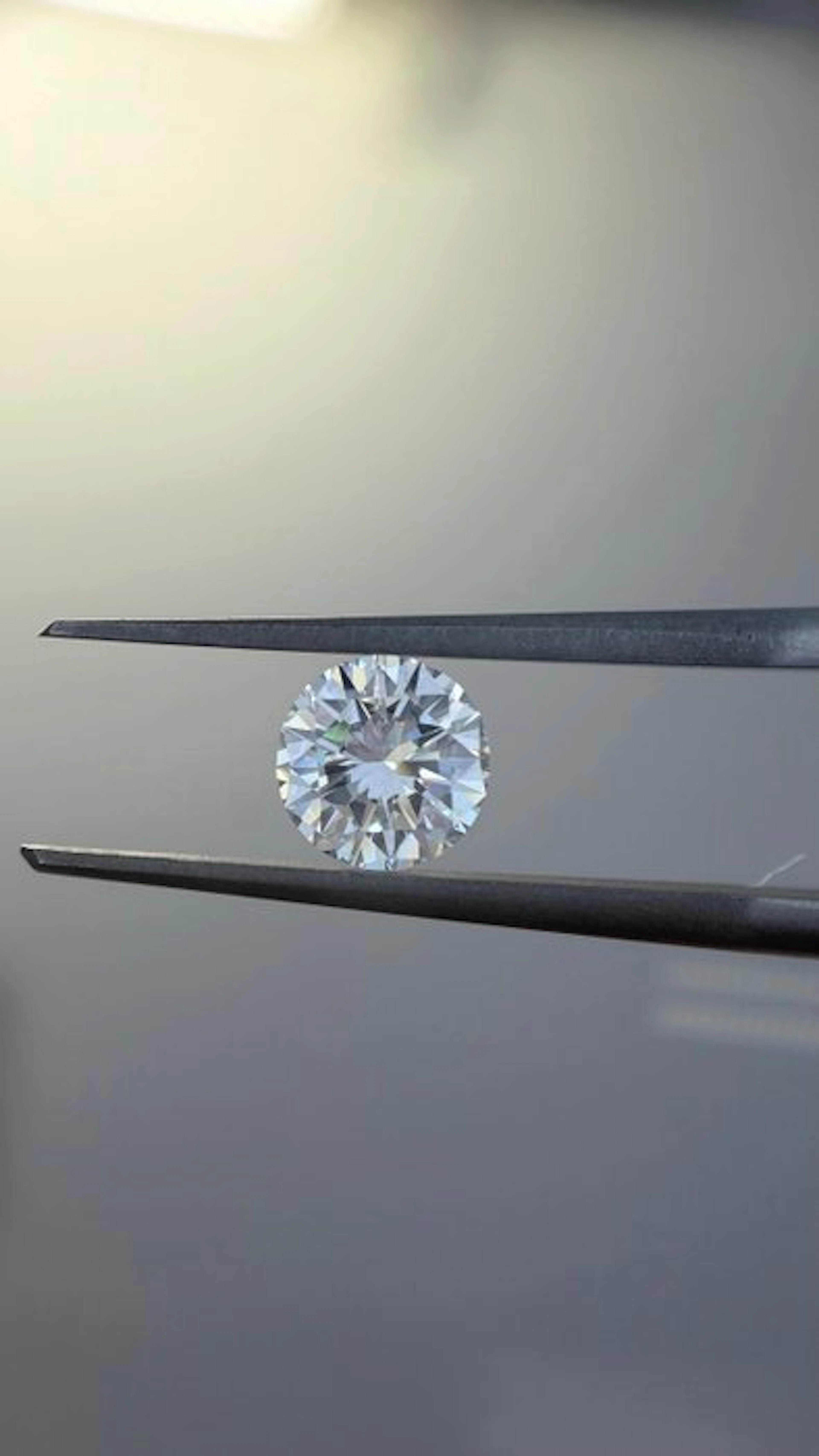 1 pcs Diamond (Natural) - 0.58 ct - Round - G - IF - HRD Antwerp