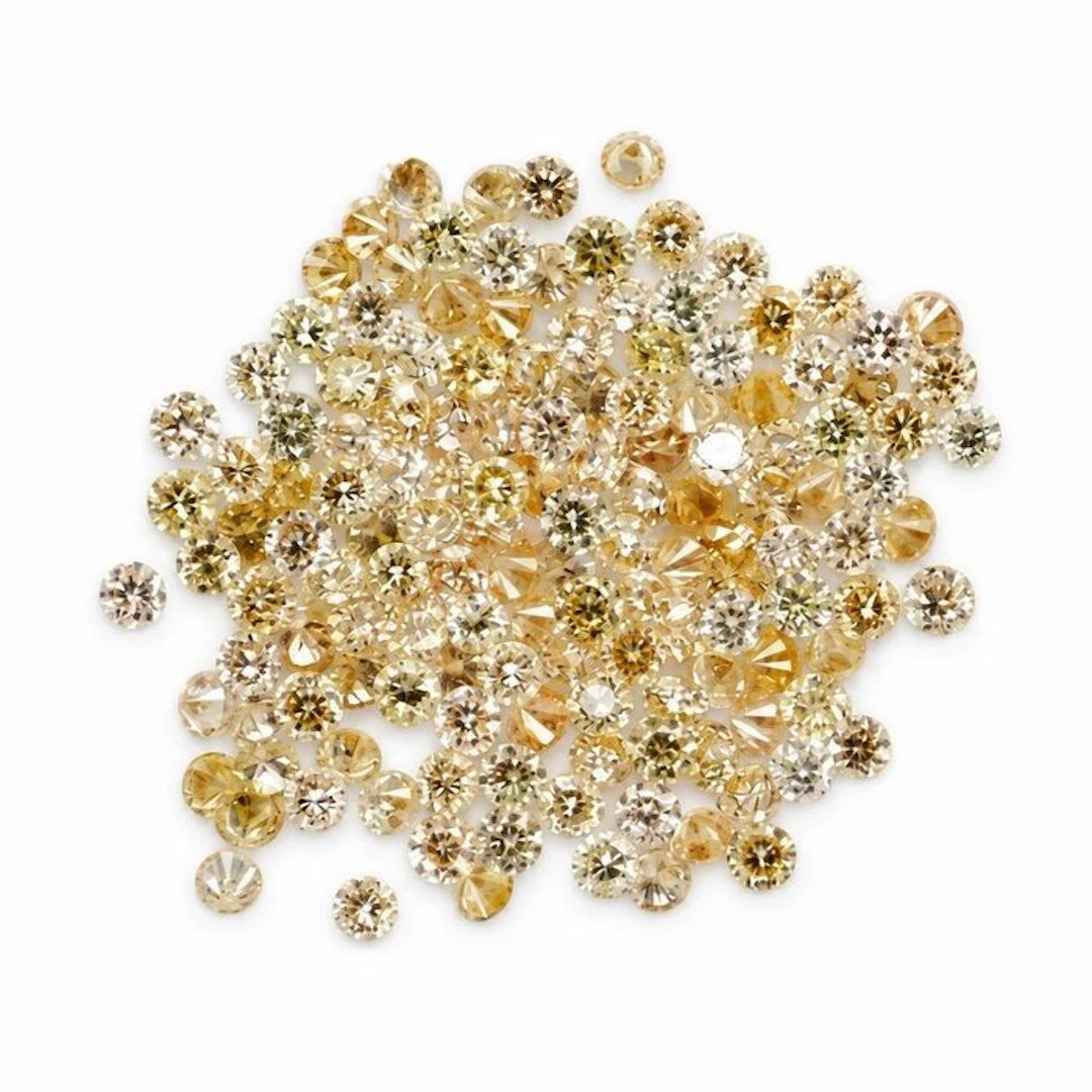 No reserve price - 142 pcs Diamond (Natural) - 0.93 ct - Round - VVS1